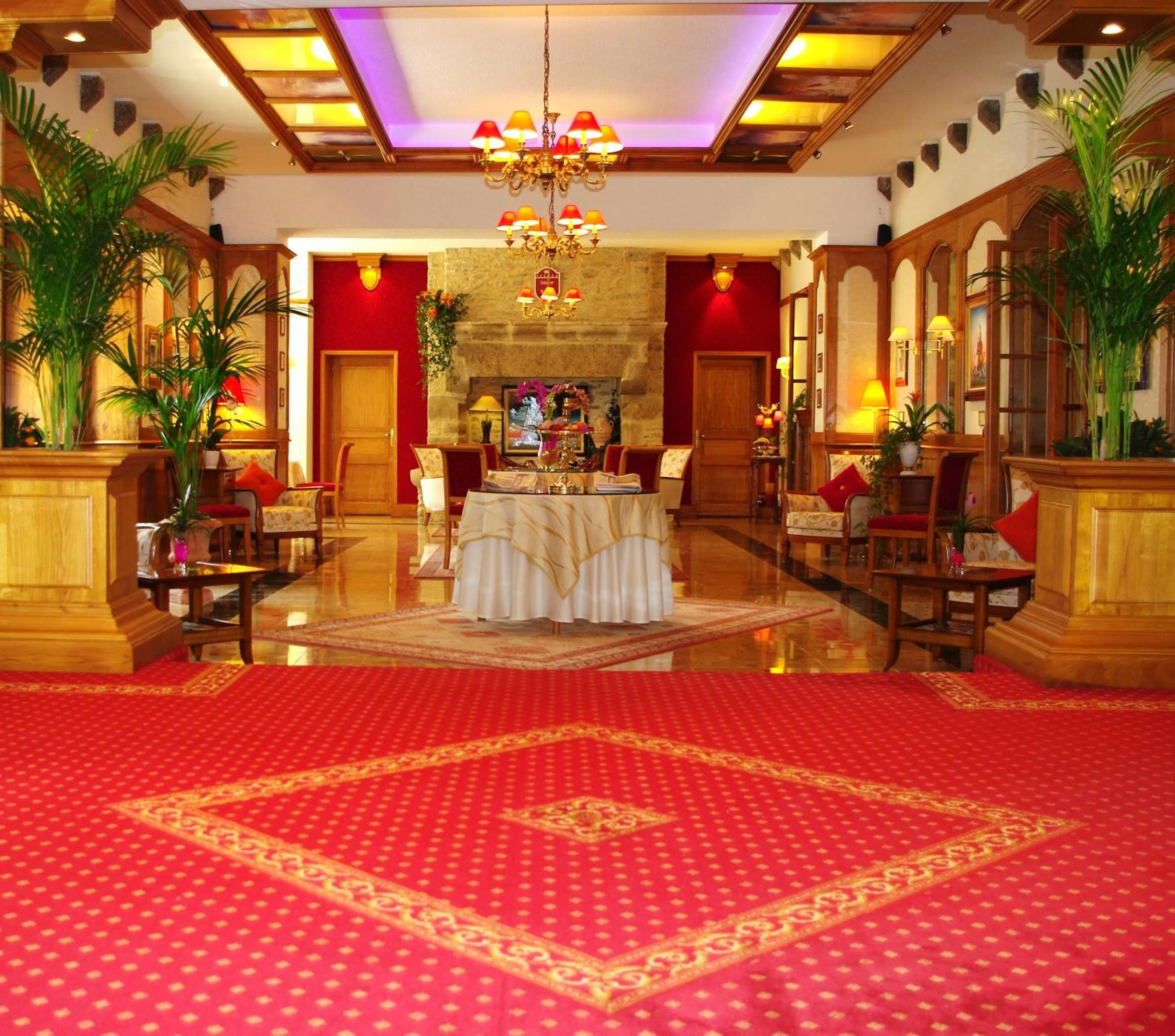 Lobby or reception in Manoir De Kertalg