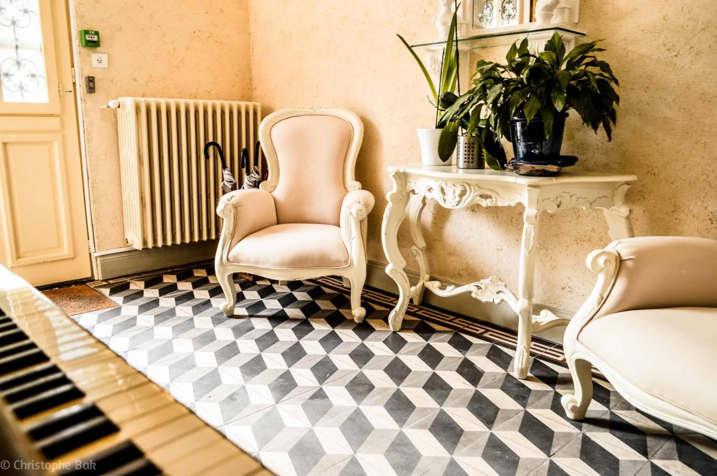 Decorative detail in Les Jardins d'Epicure