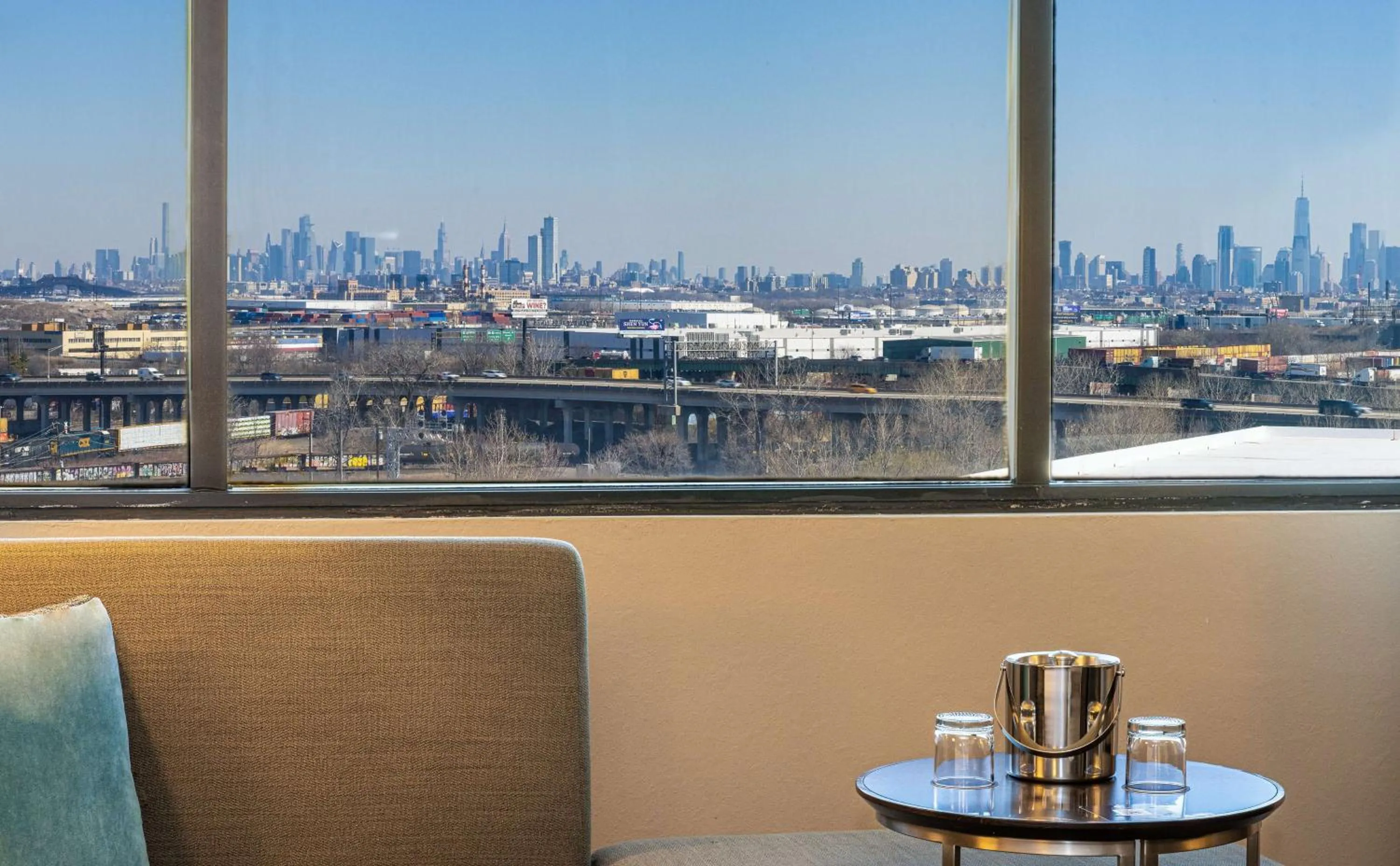 View (from property/room) in DoubleTree by Hilton Hotel Newark Airport