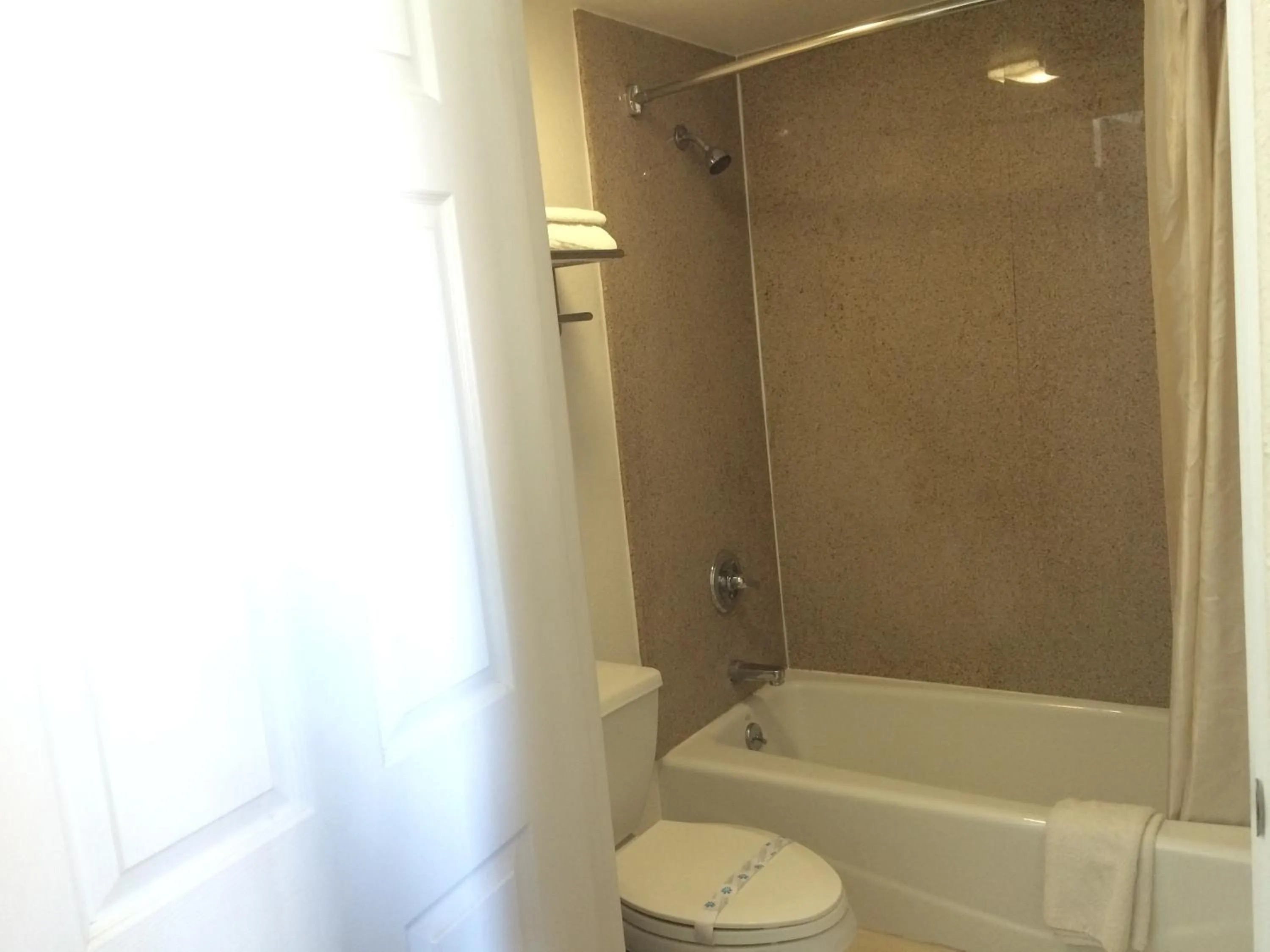 Shower in Economy Inn