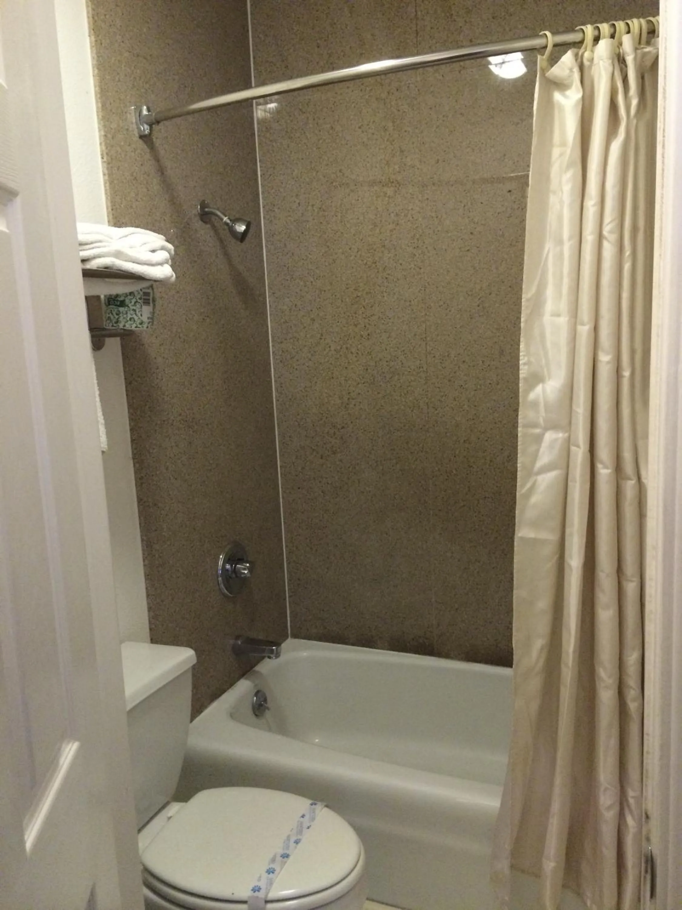 Shower in Economy Inn