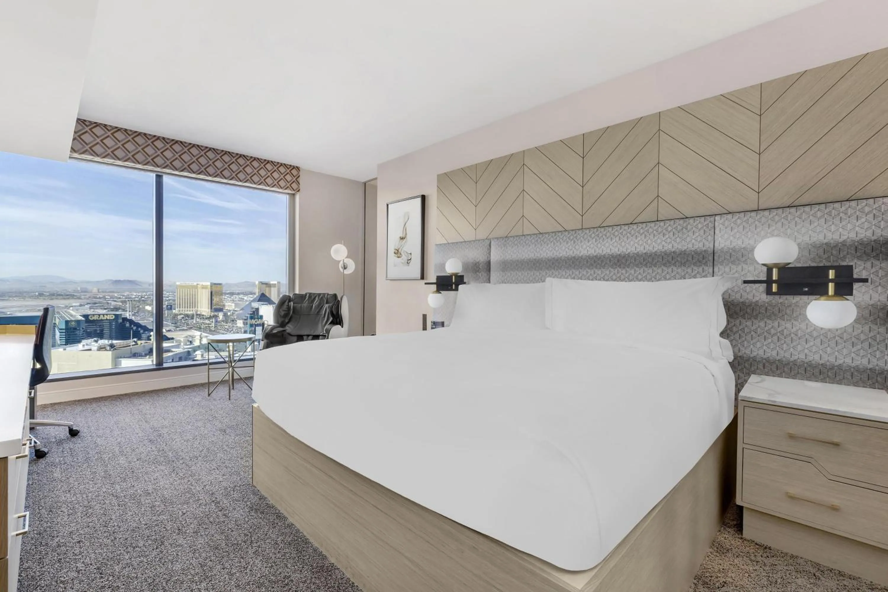 Bed in Hilton Grand Vacations Club Elara Center Strip Las Vegas