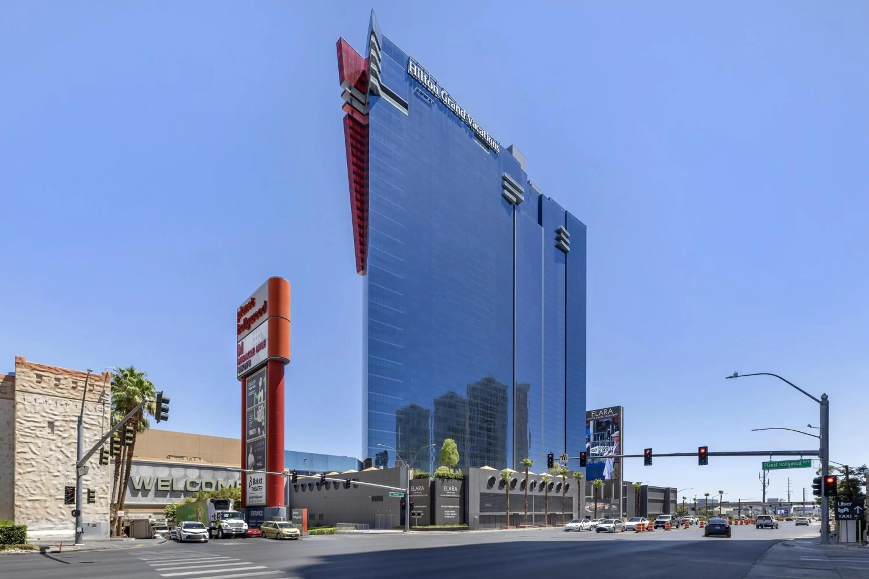 Property building in Hilton Grand Vacations Club Elara Center Strip Las Vegas