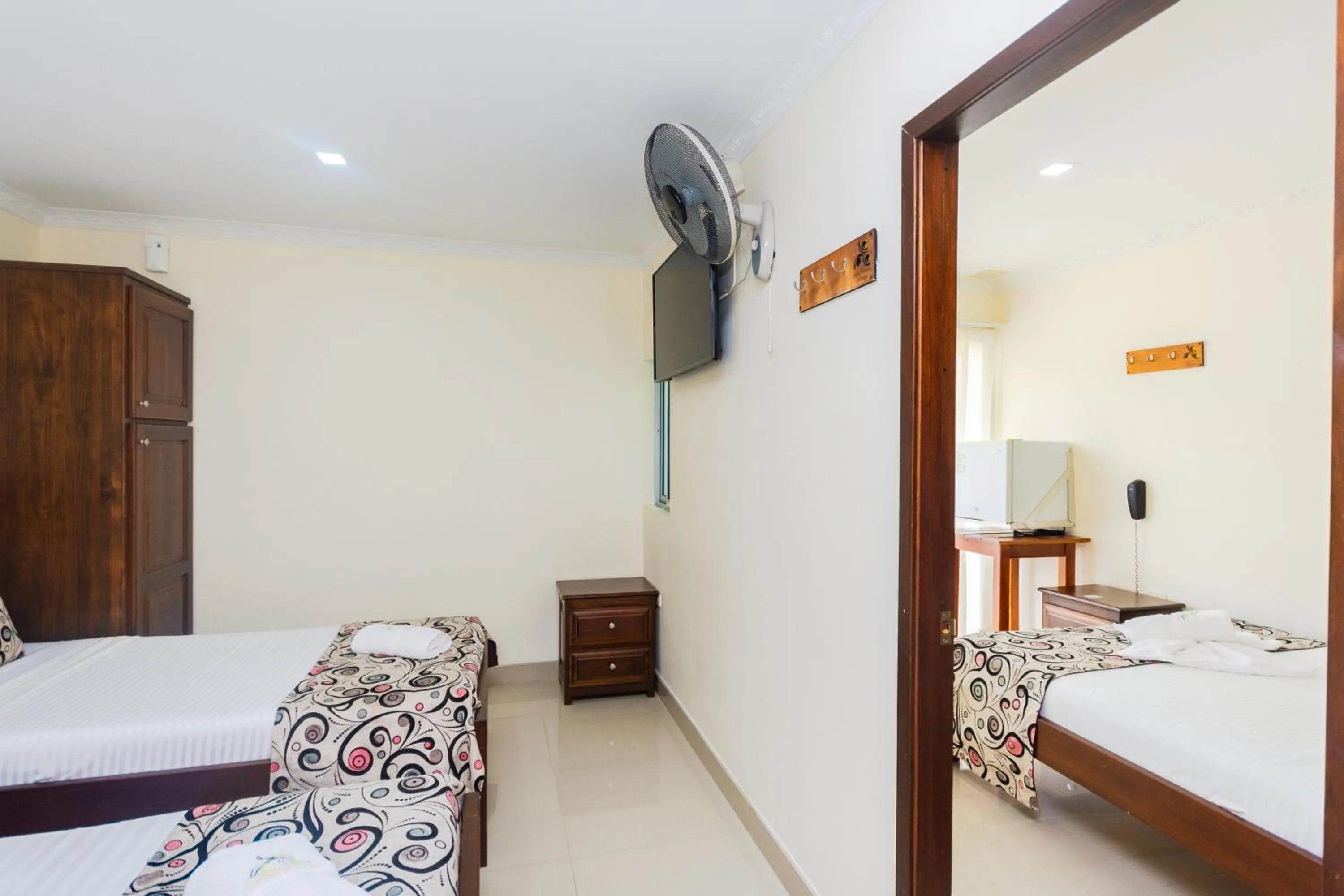 Bed in Hotel Verony Guatape