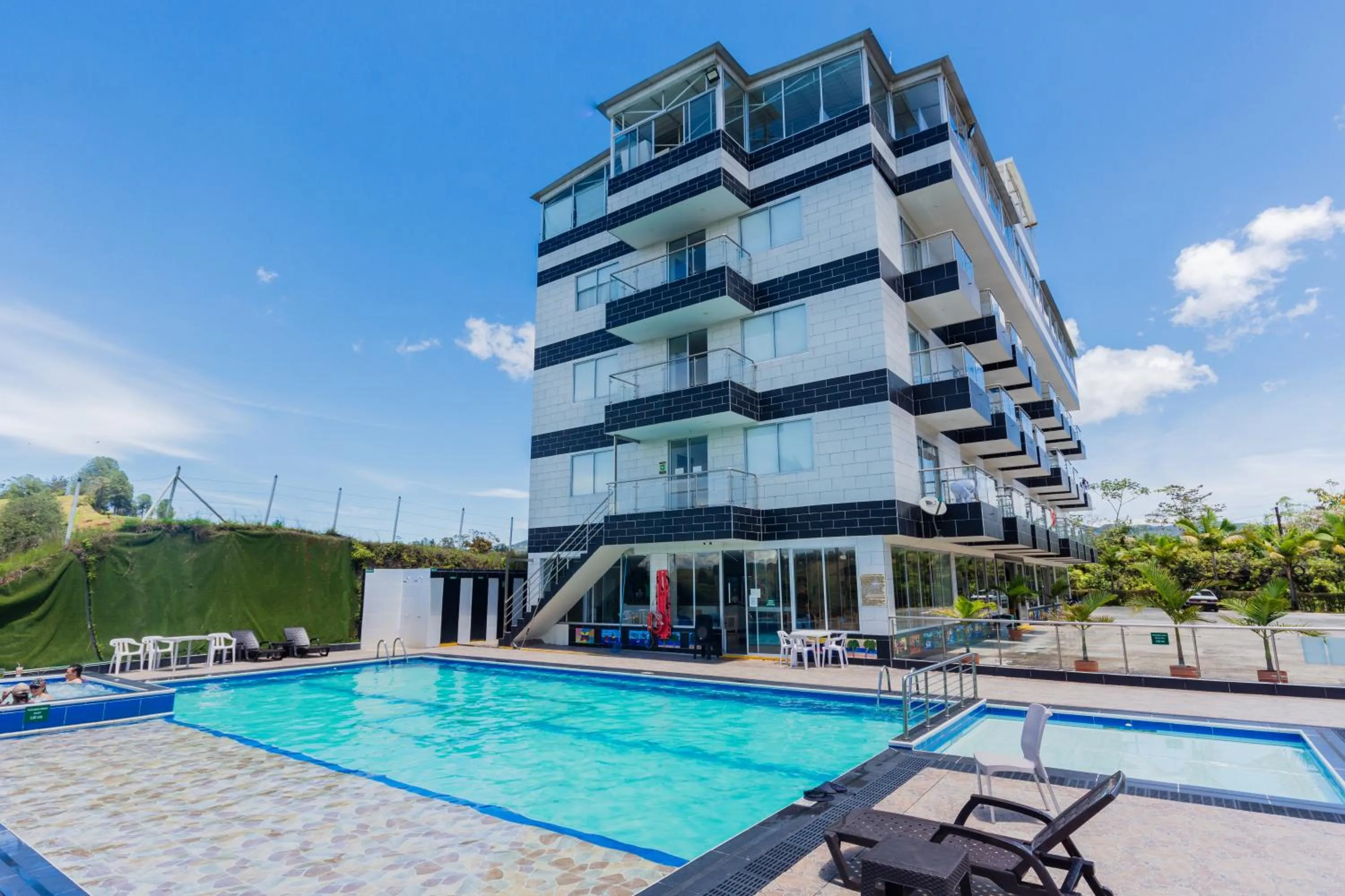 Property building in Hotel Verony Guatape