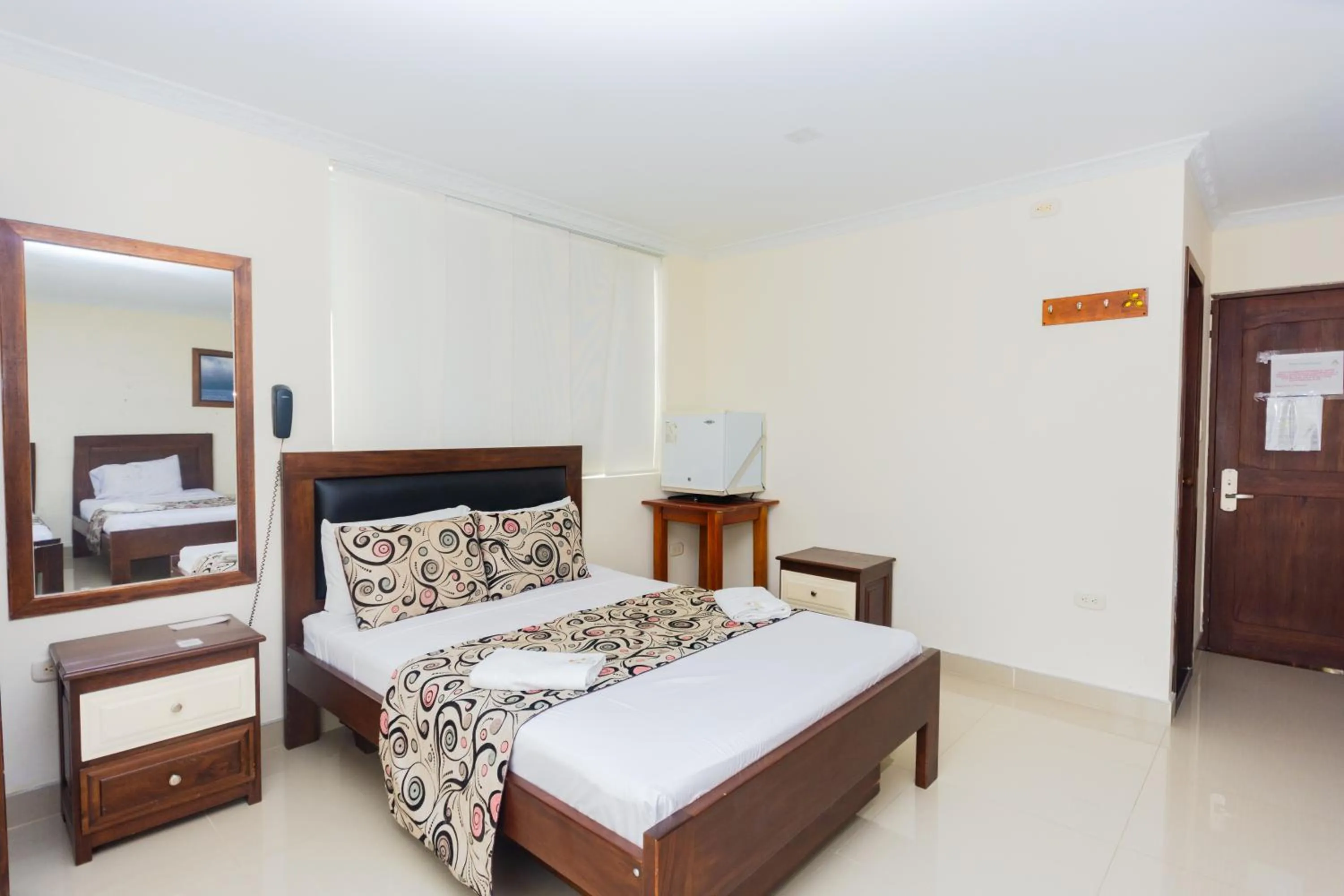 Bed in Hotel Verony Guatape