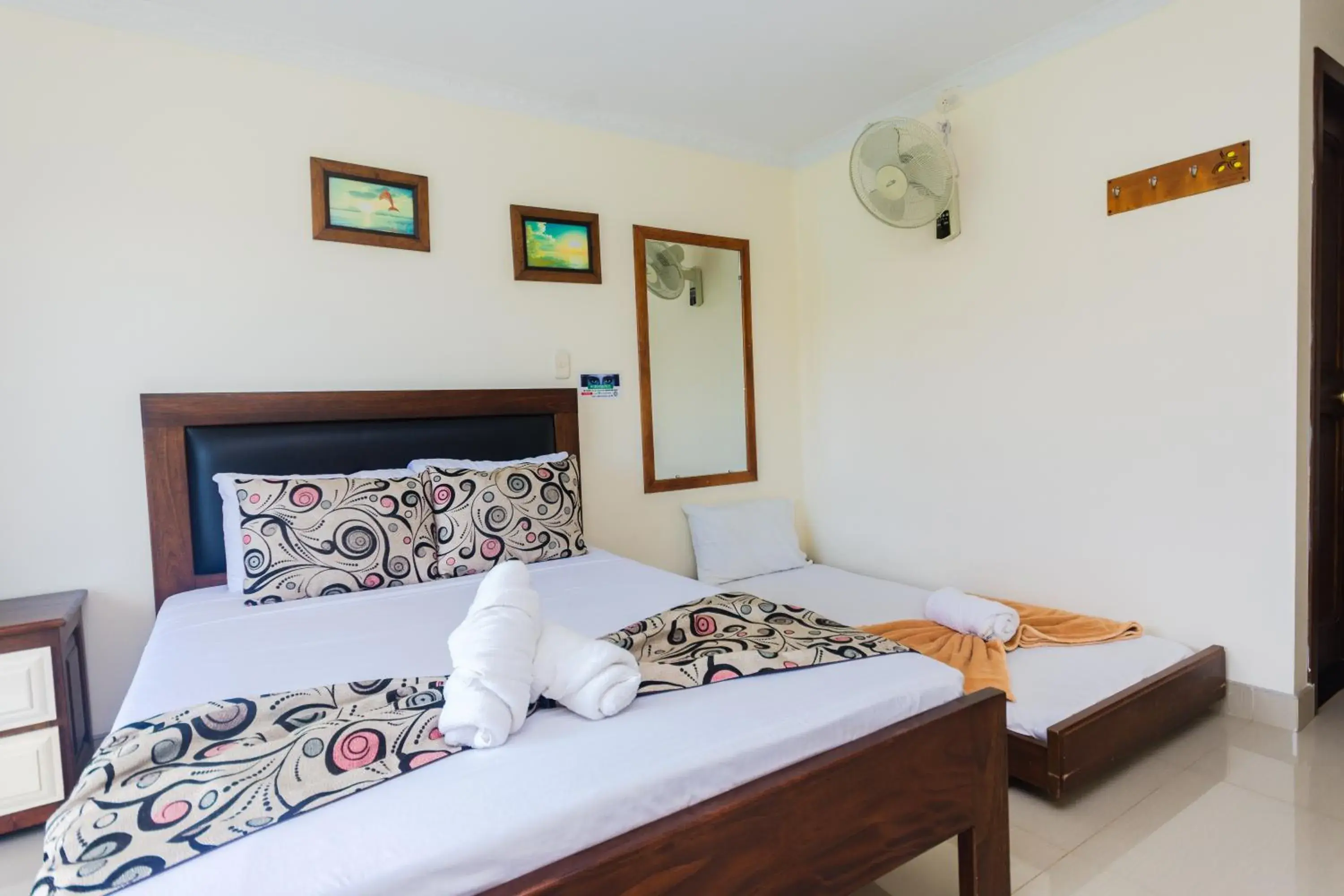 Bed in Hotel Verony Guatape Bed in Hotel Verony Guatape