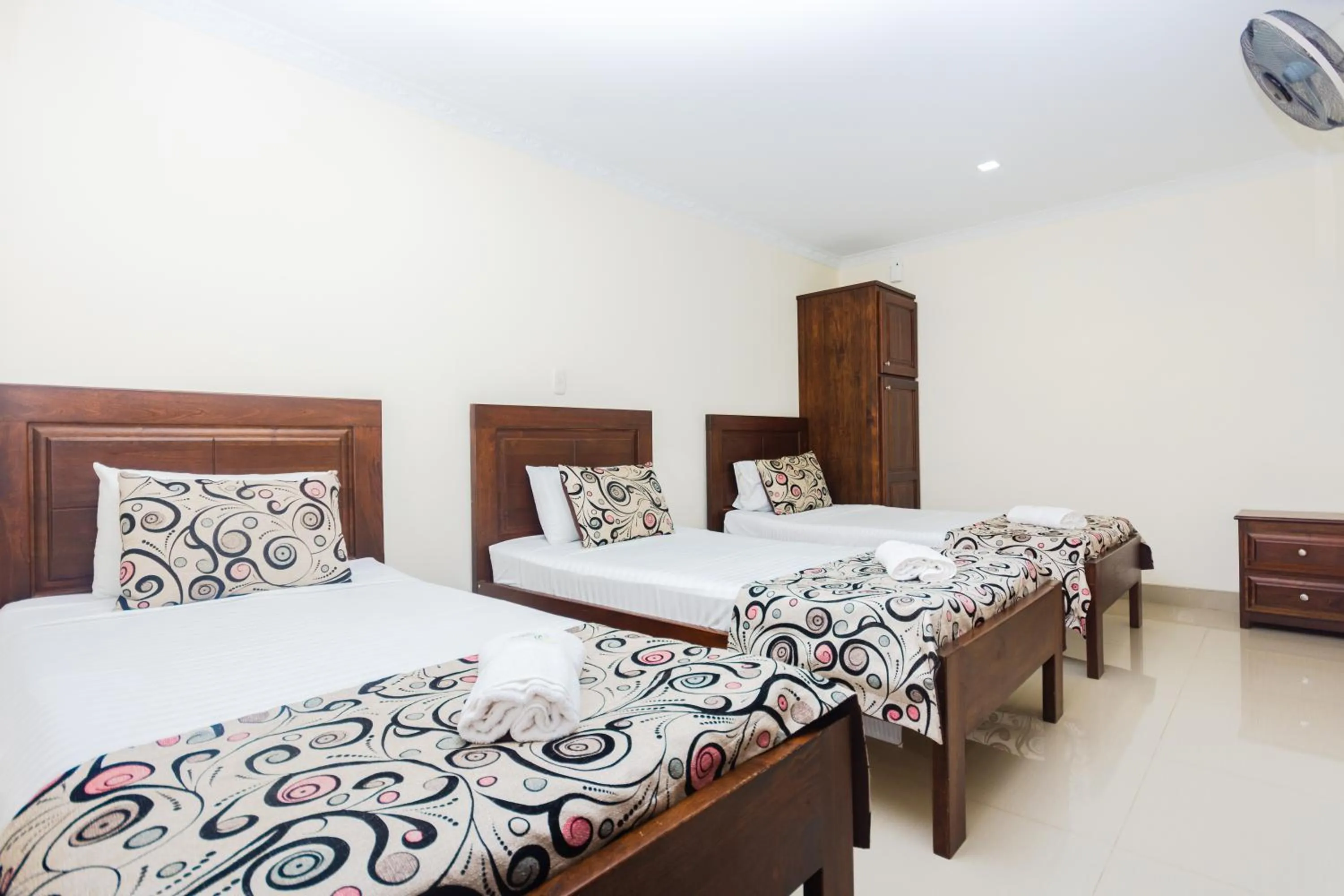 Bed in Hotel Verony Guatape