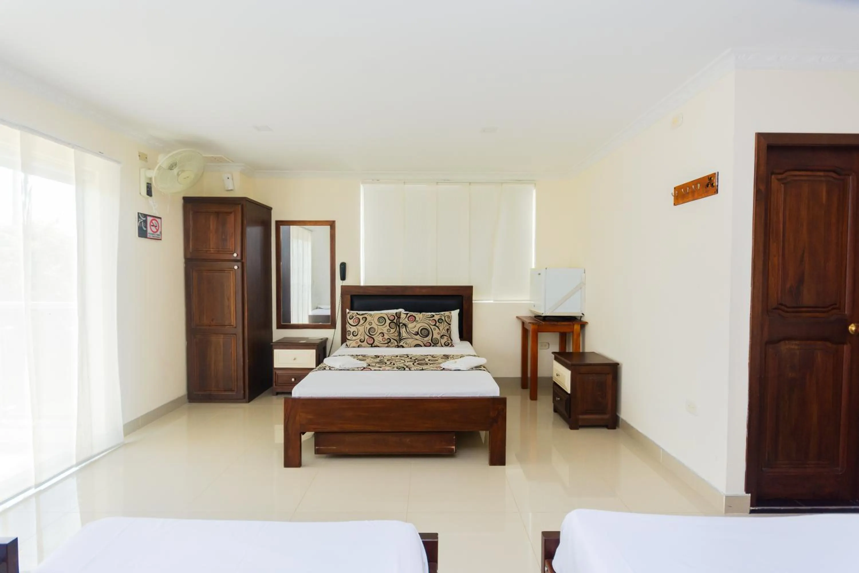 Bed in Hotel Verony Guatape