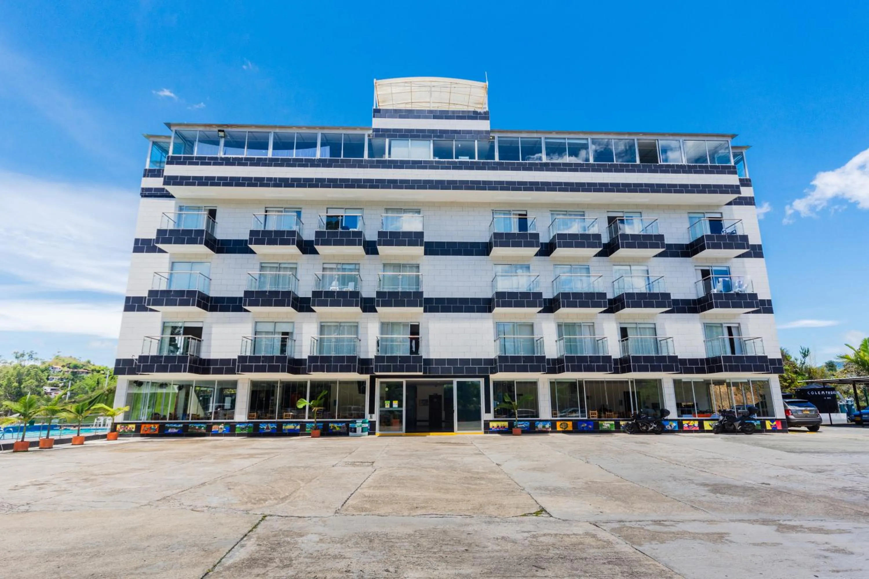 Property building in Hotel Verony Guatape