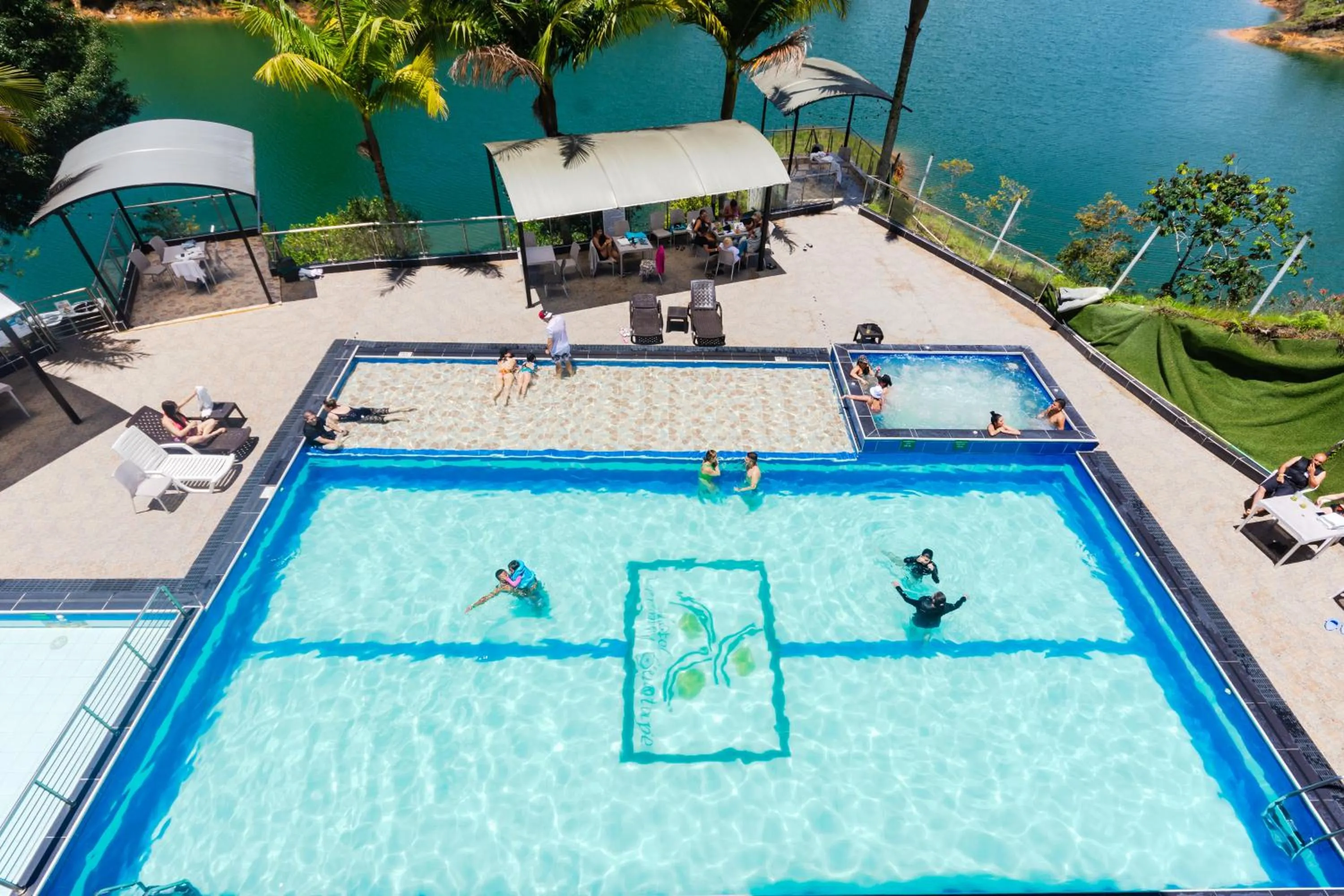 Natural landscape in Hotel Verony Guatape