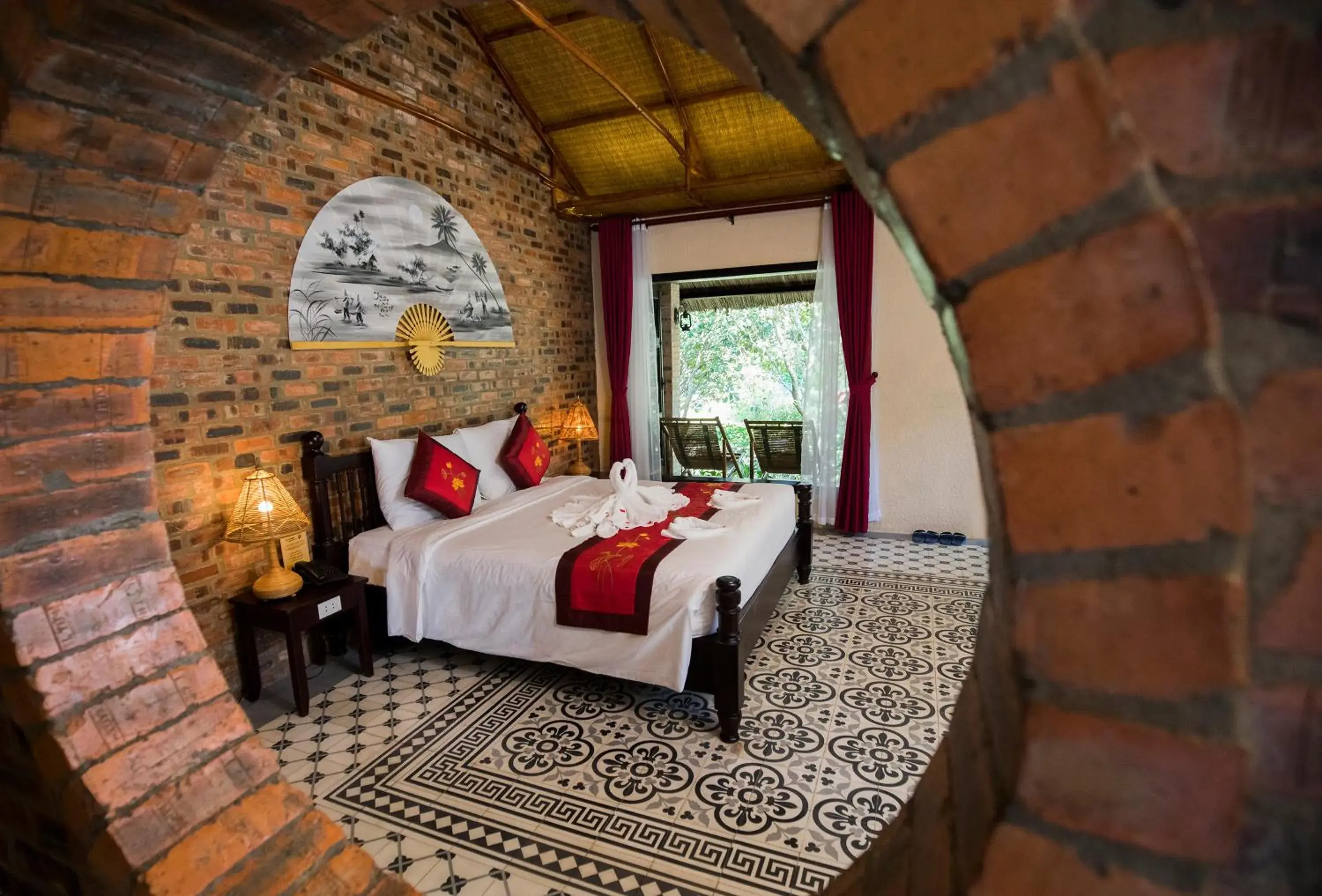 Bed in Hue Ecolodge Bed in Hue Ecolodge