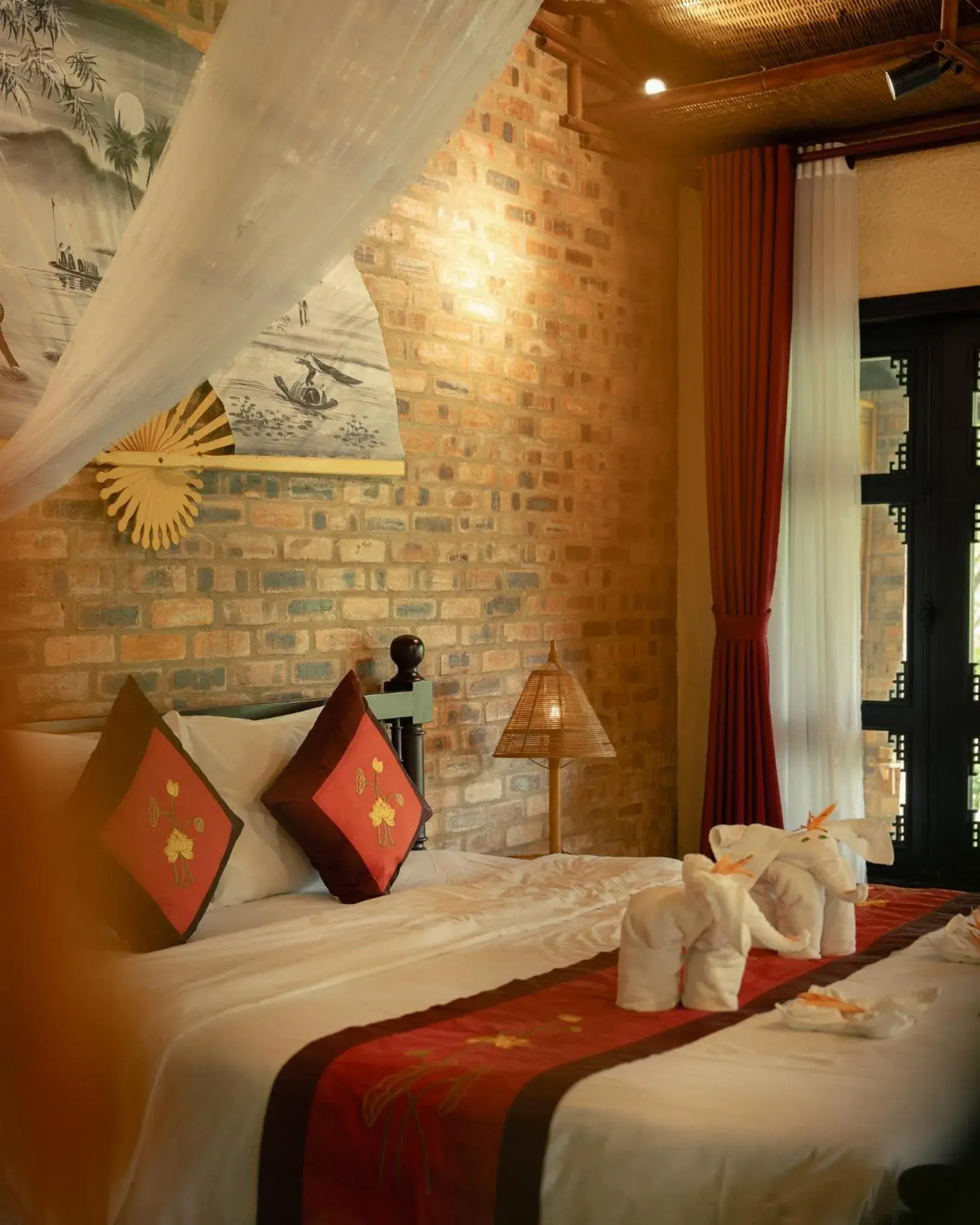 Deluxe Family Connecting Room in Hue Ecolodge Deluxe Family Connecting Room in Hue Ecolodge