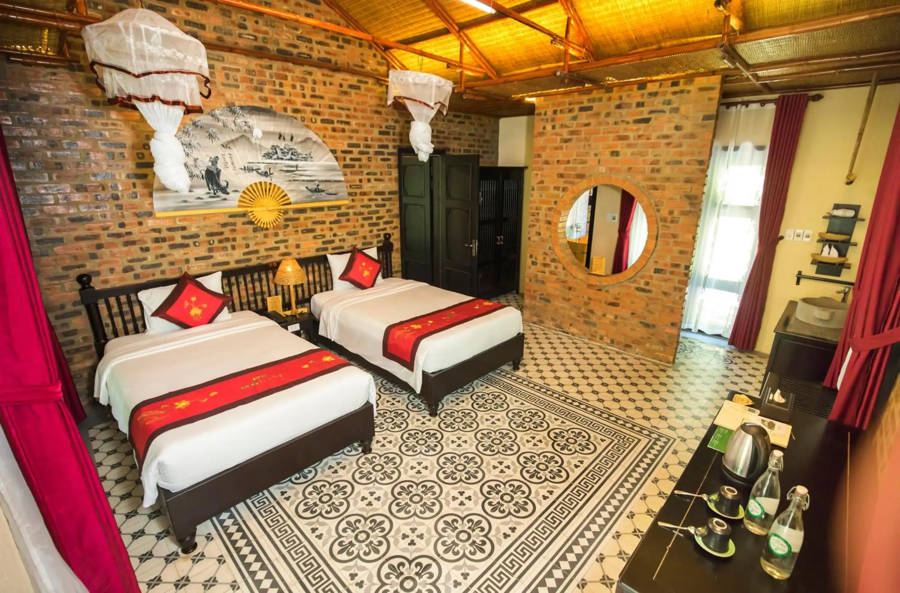 Bed in Hue Ecolodge Bed in Hue Ecolodge