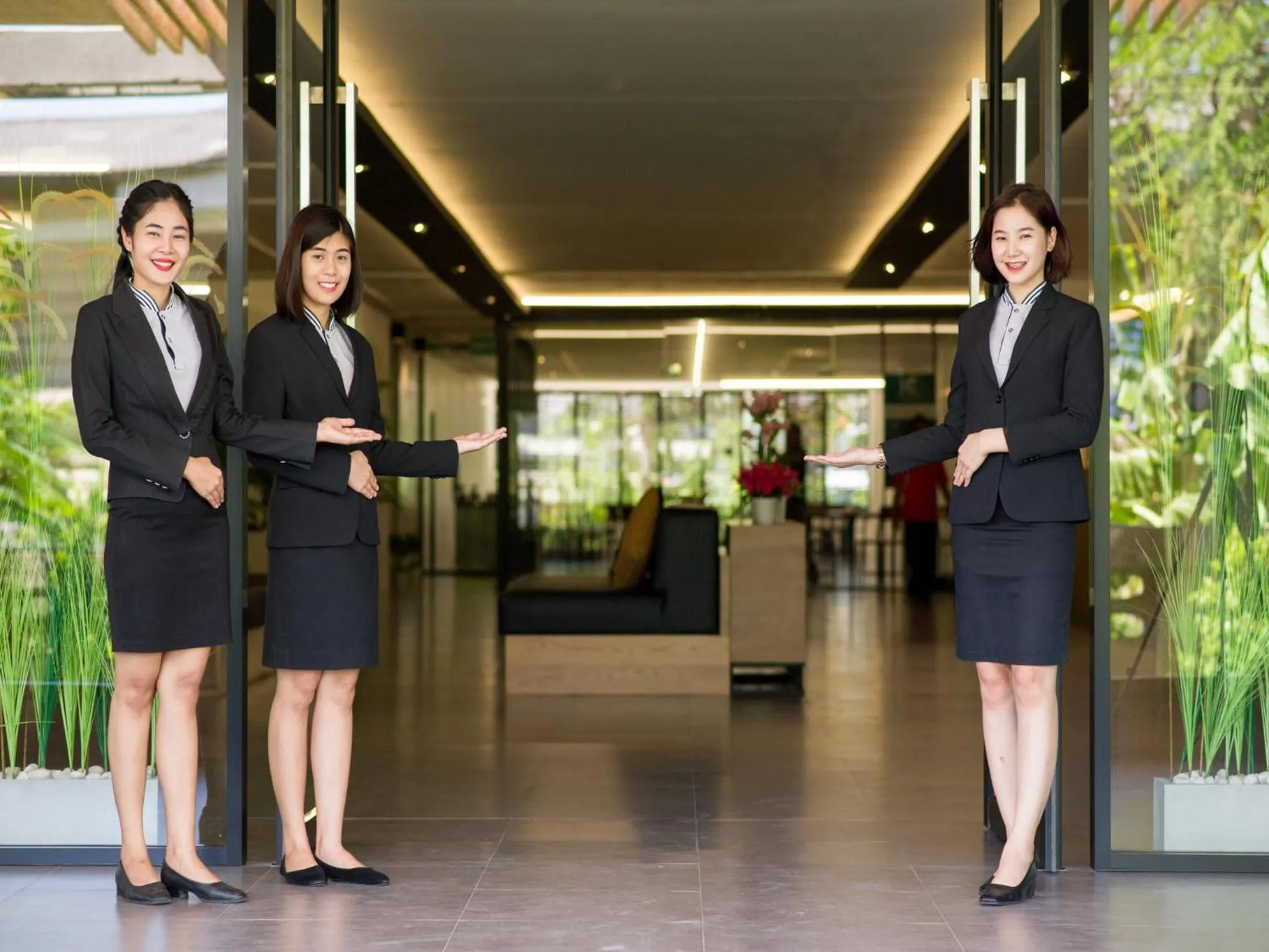 Staff in iChapter Hotel Suvarnabhumi