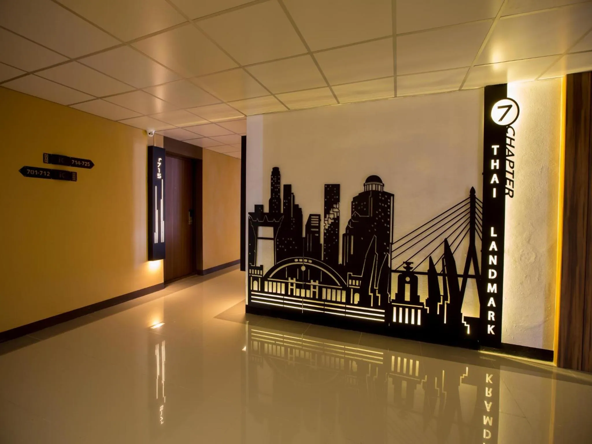 Floor plan in iChapter Hotel Suvarnabhumi