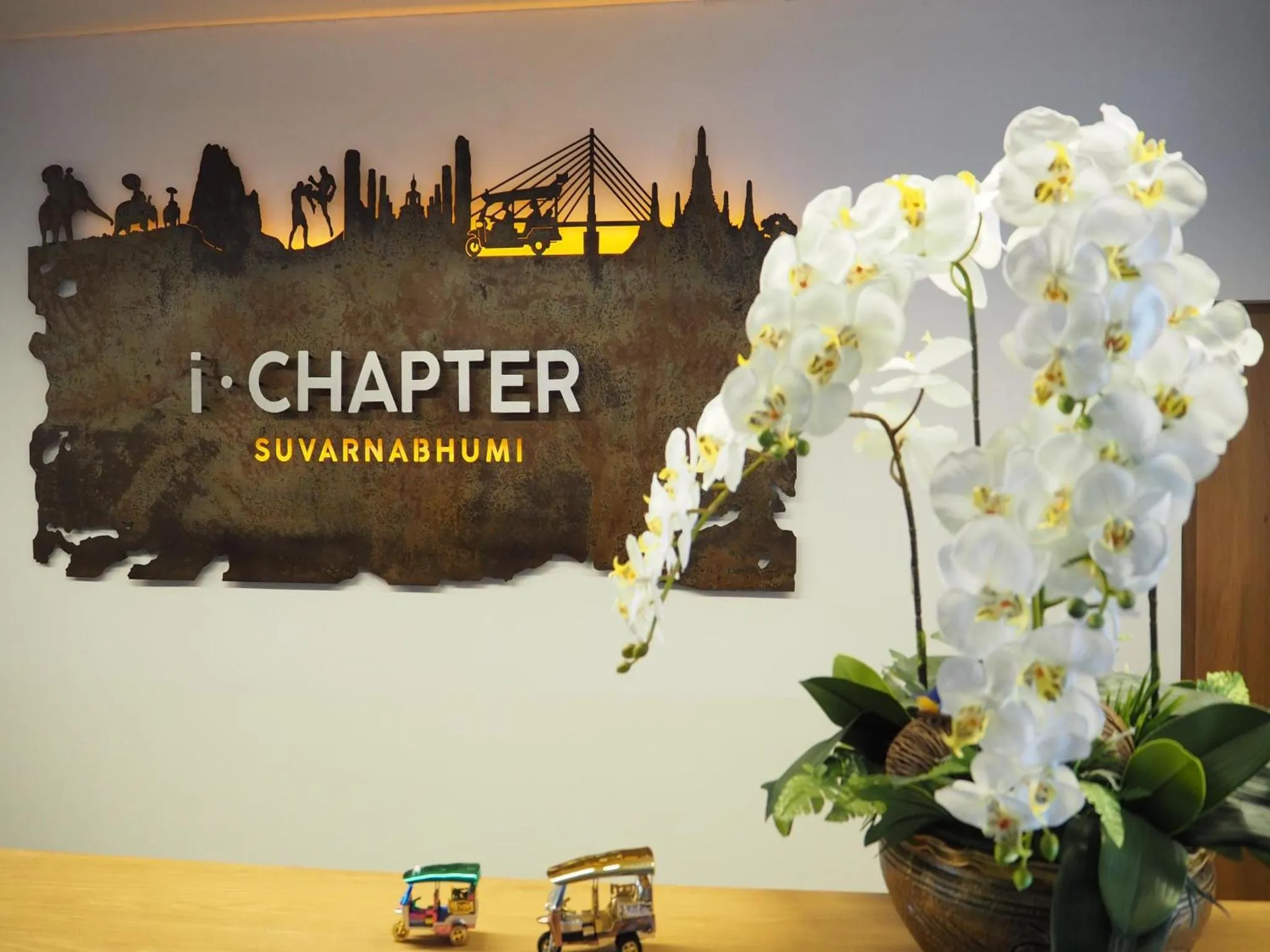 Property logo or sign in iChapter Hotel Suvarnabhumi