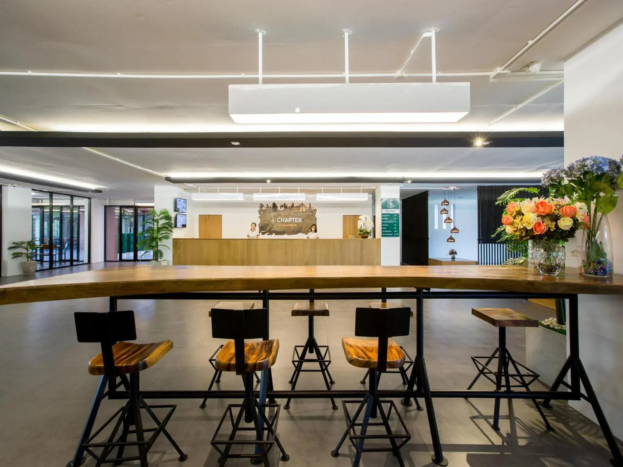 Lobby or reception in iChapter Hotel Suvarnabhumi Lobby or reception in iChapter Hotel Suvarnabhumi