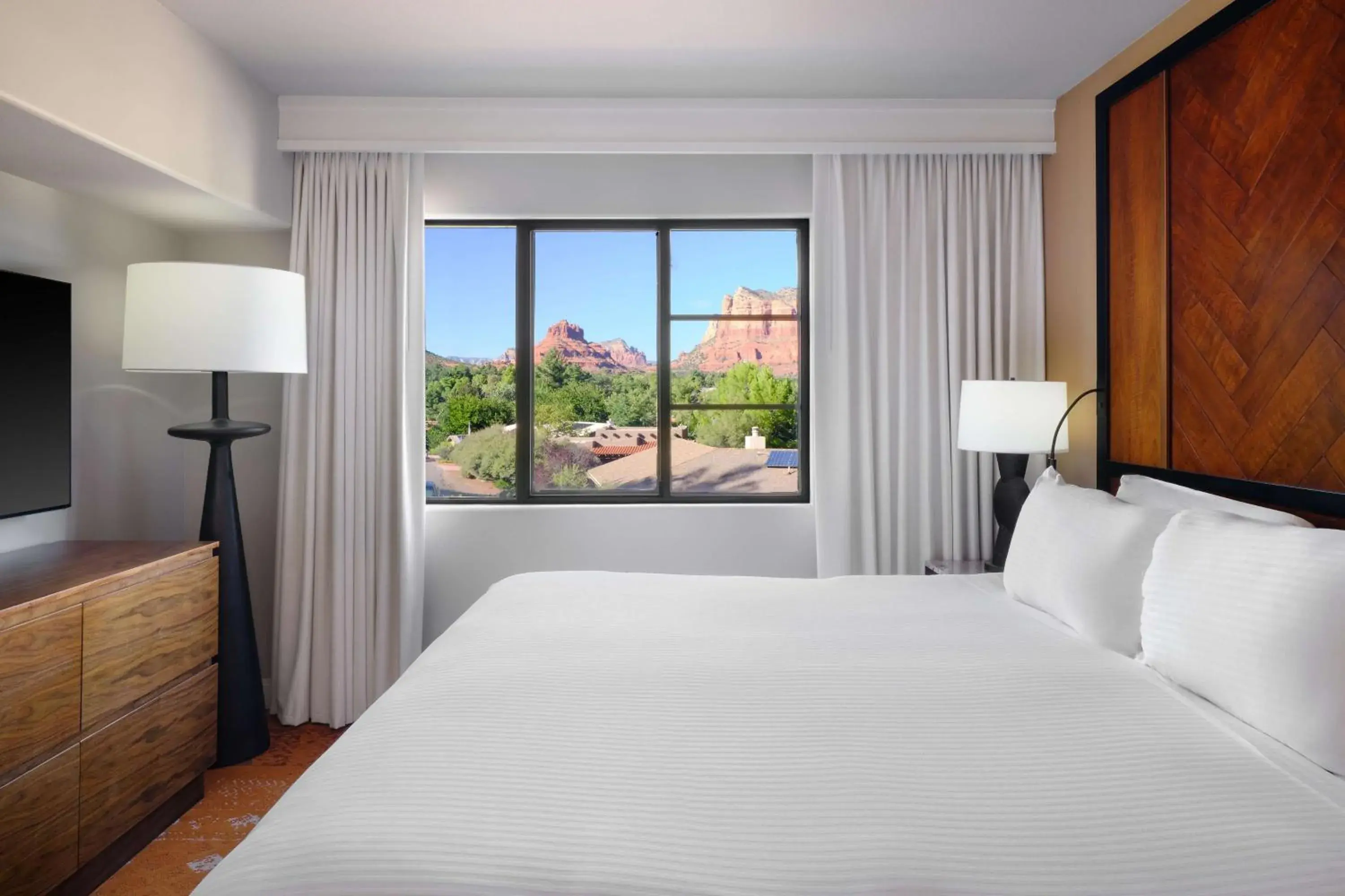 Bed in Hilton Sedona Resort at Bell Rock Bed in Hilton Sedona Resort at Bell Rock
