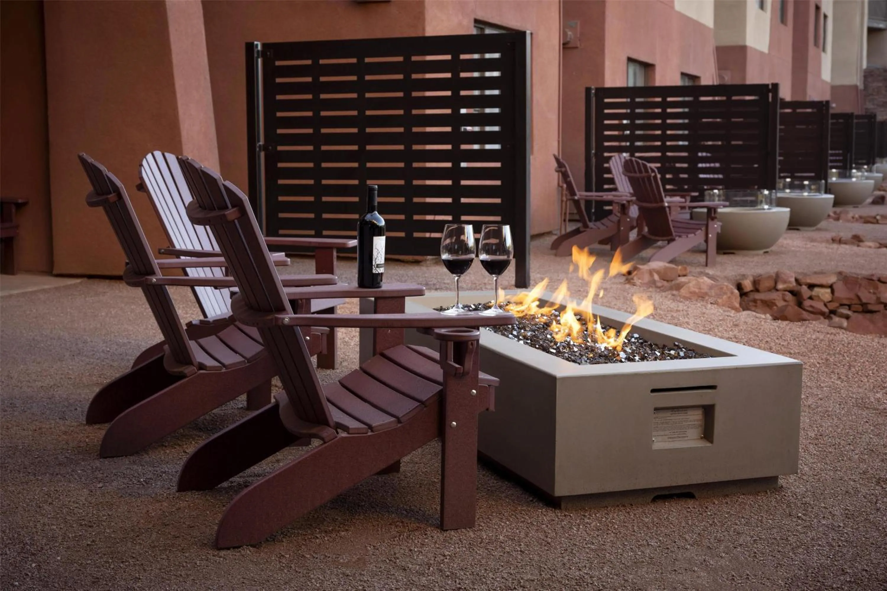 Inner courtyard view in Hilton Sedona Resort at Bell Rock