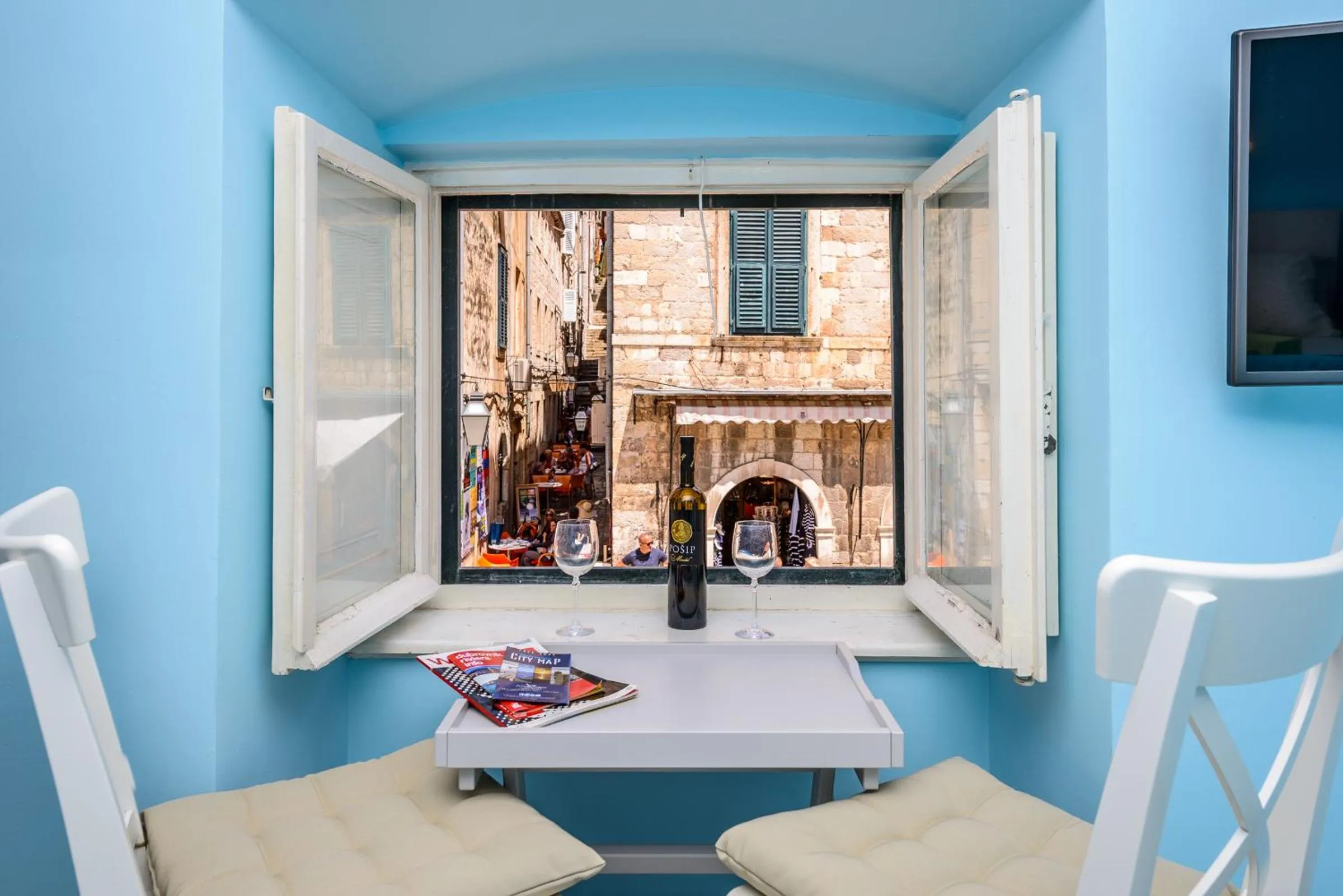 Seating area in Stradun View En Suite Rooms & Studio