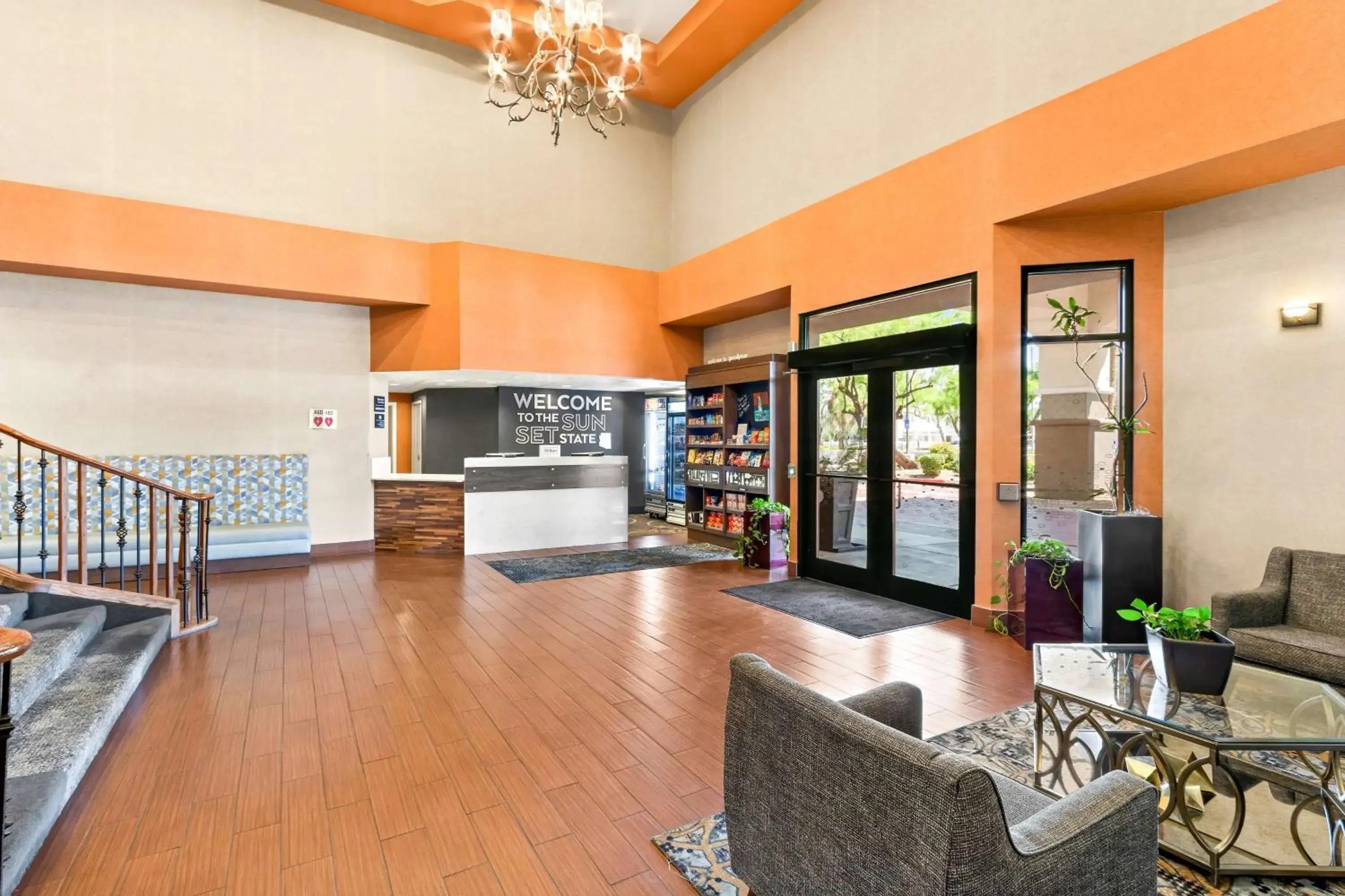 Lobby or reception in Hampton Inn & Suites Phoenix-Goodyear Lobby or reception in Hampton Inn & Suites Phoenix-Goodyear