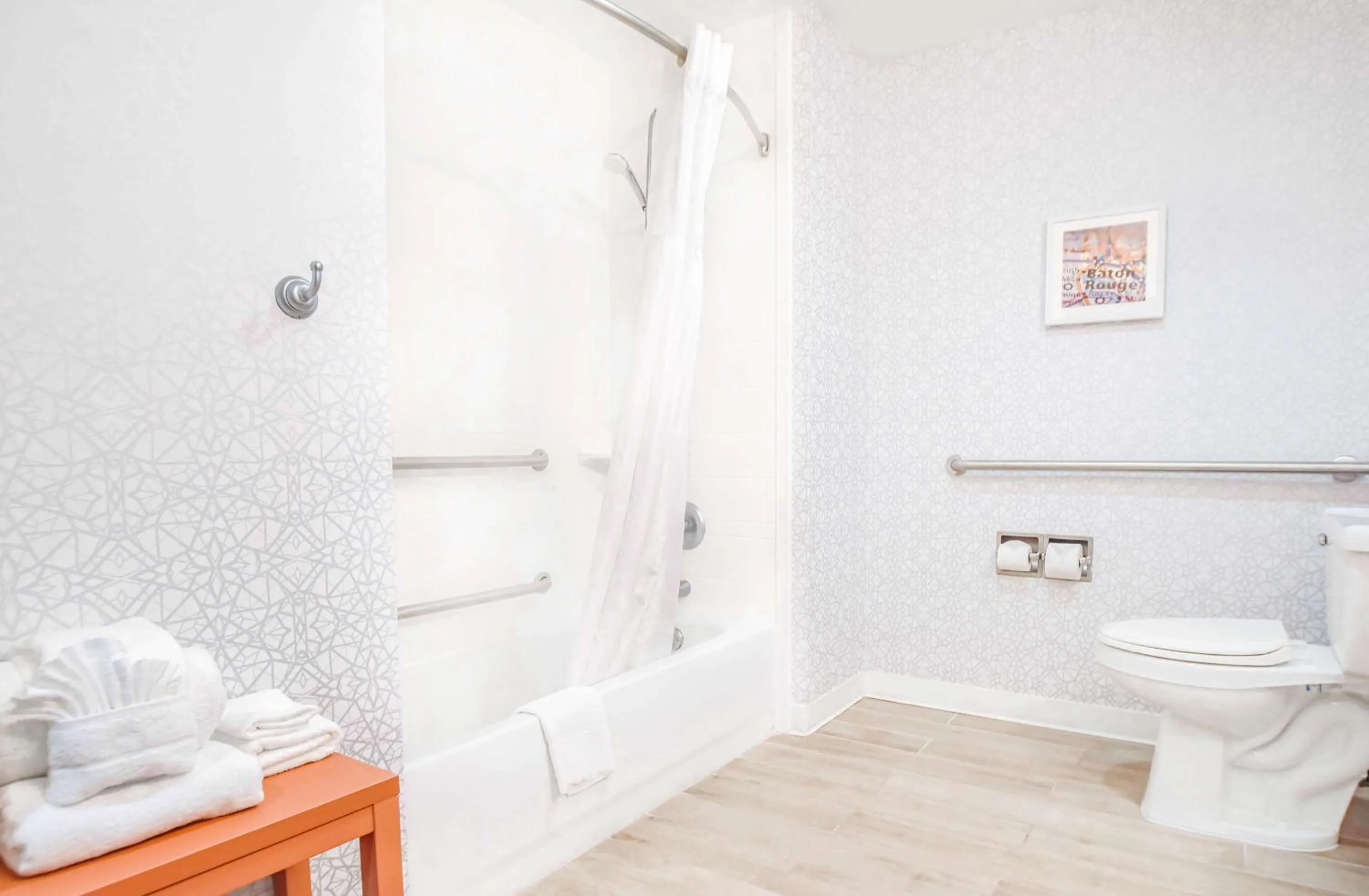 Bathroom in Hampton Inn Baton Rouge - Denham Springs