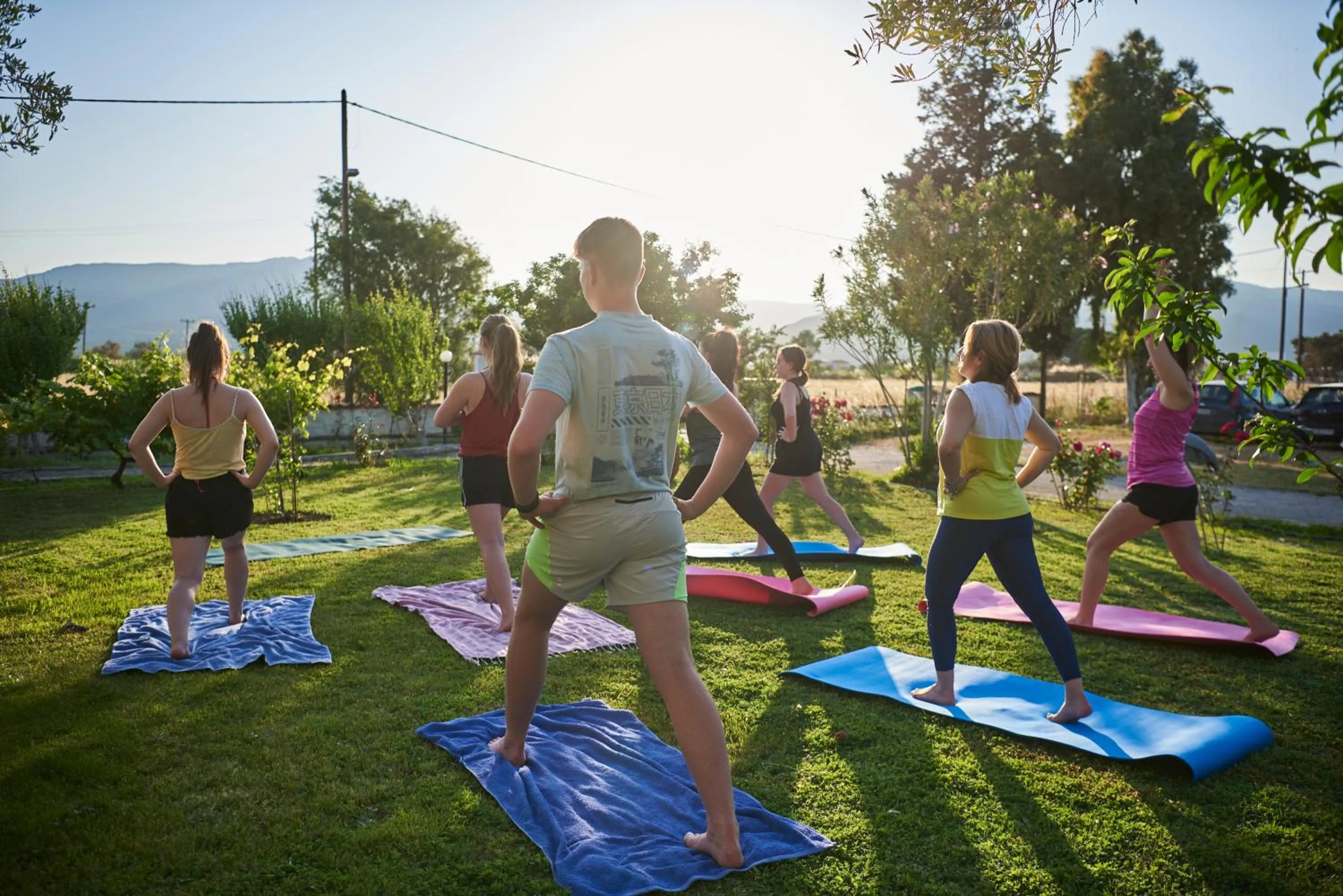 Natural landscape in Kalloni Bay