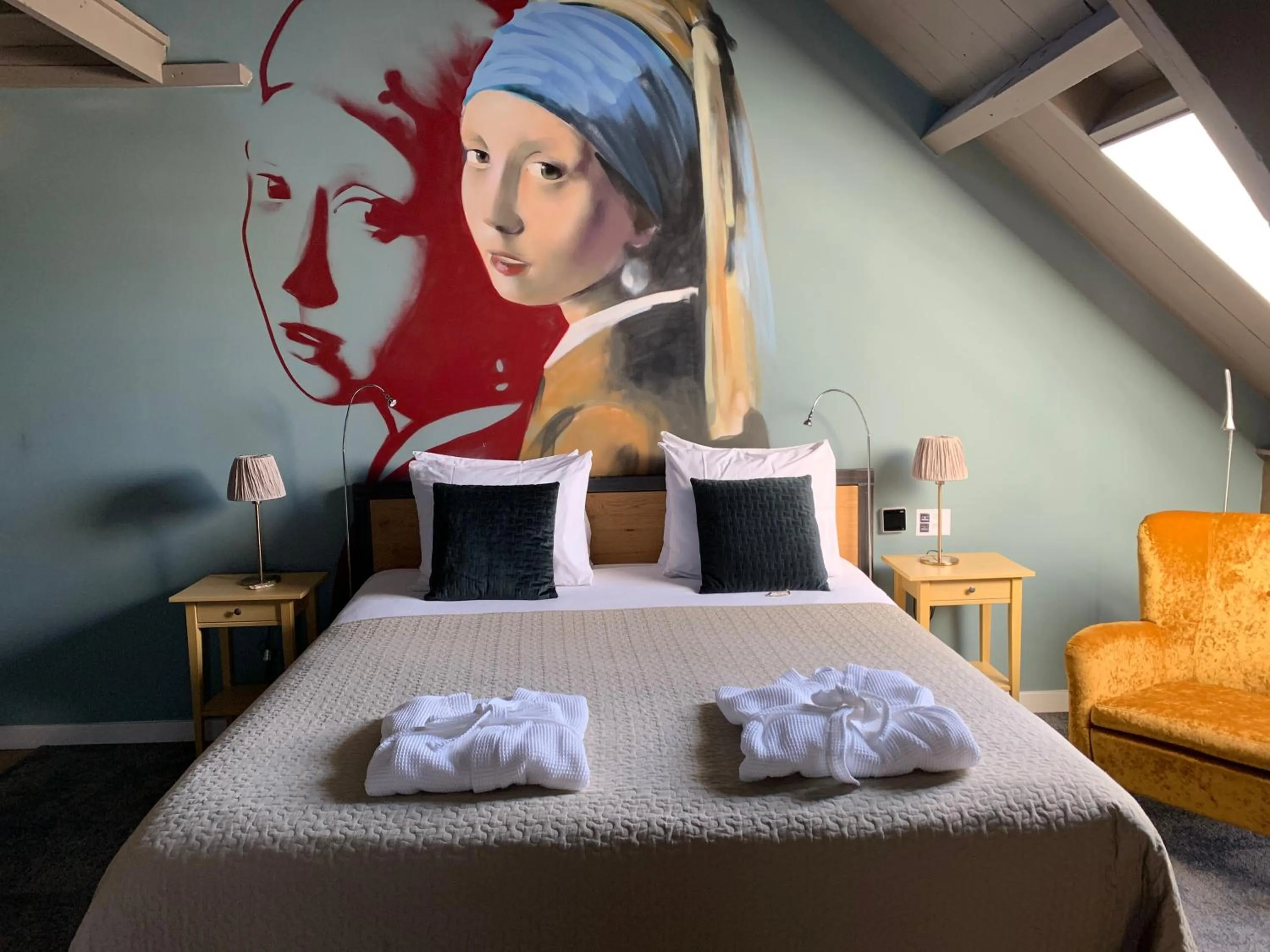 Bed in Hotel De Gravin