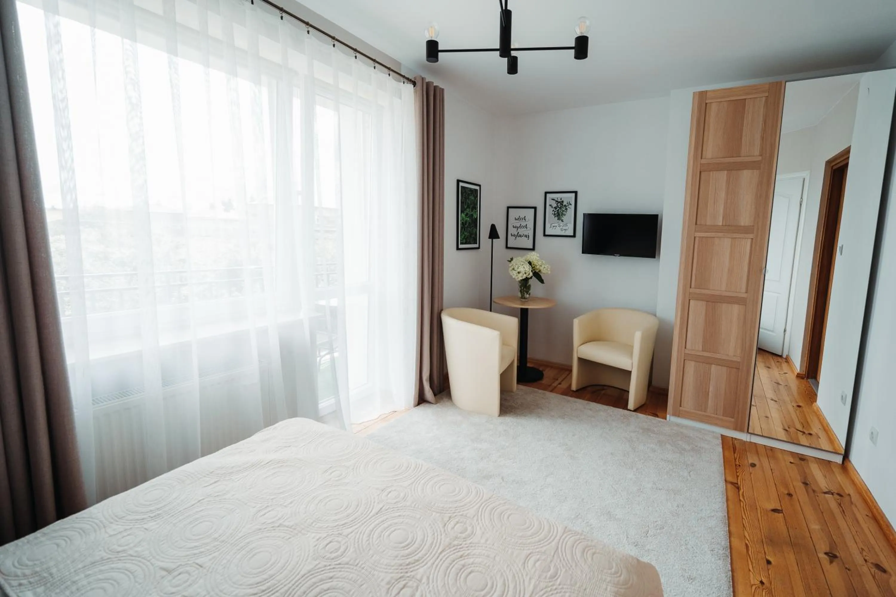 Bed in Willa Zaciszne Centrum Augustów