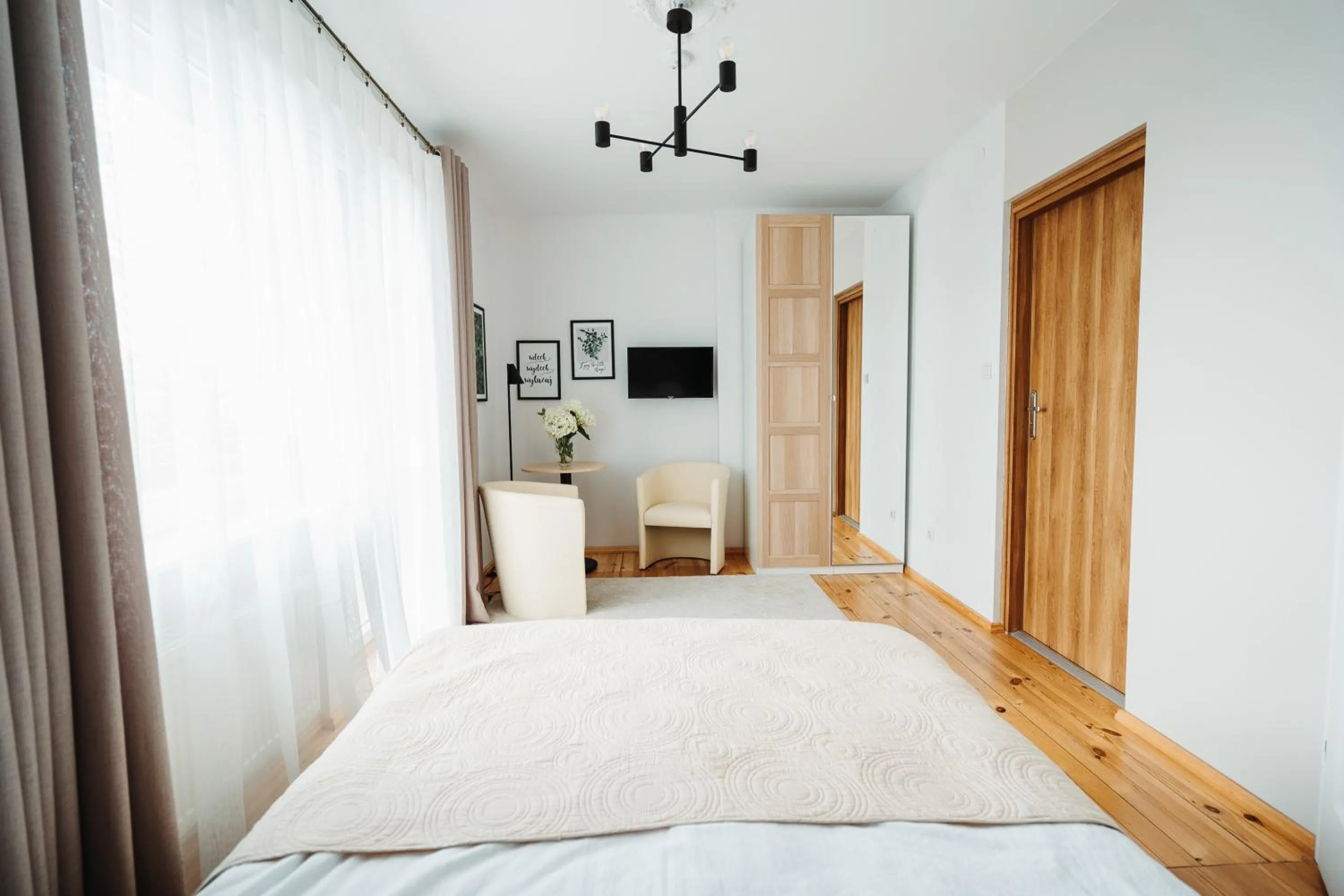 TV and multimedia, Bed in Willa Zaciszne Centrum Augustów