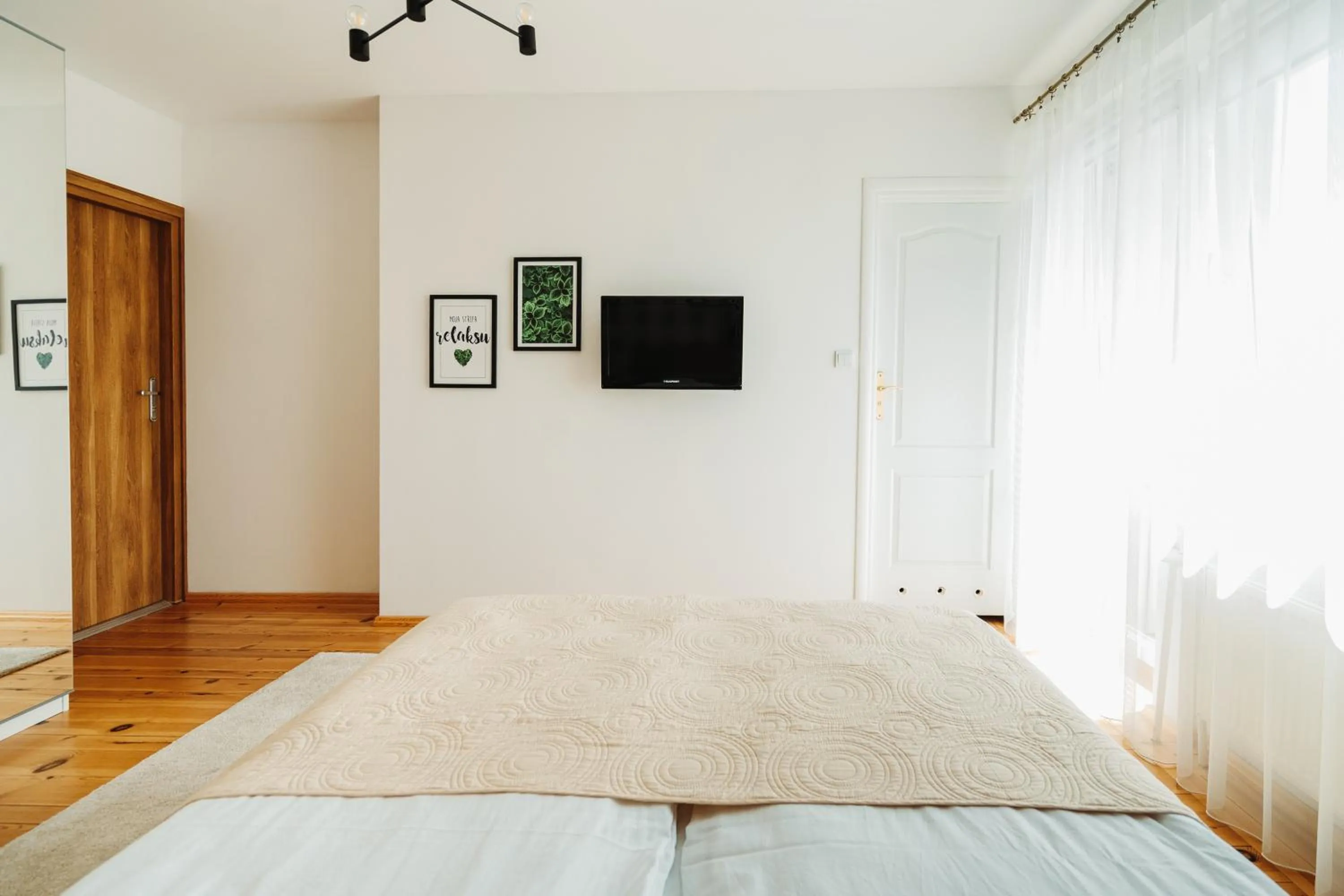 Bed in Willa Zaciszne Centrum Augustów