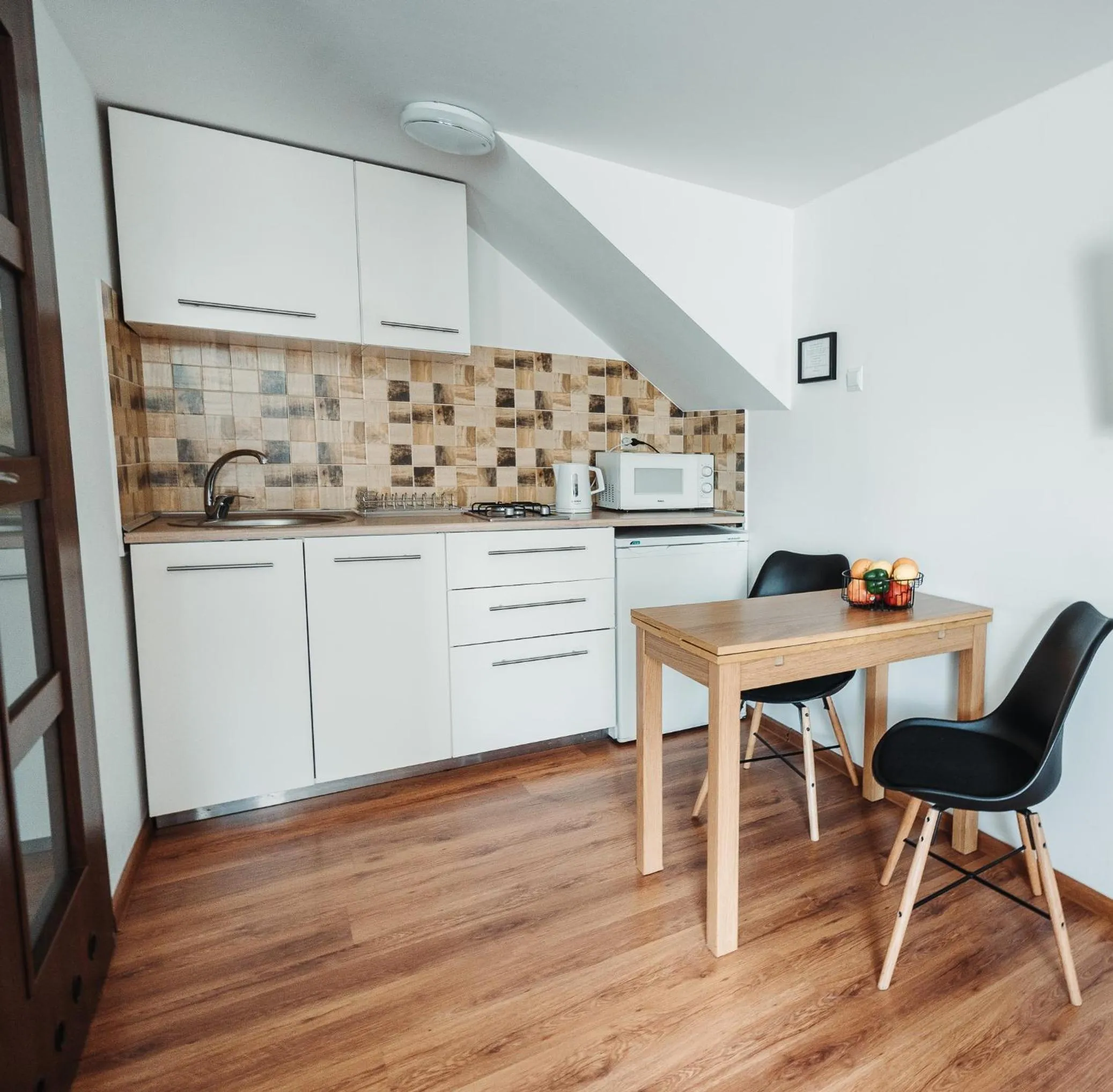 Kitchen or kitchenette in Willa Zaciszne Centrum Augustów