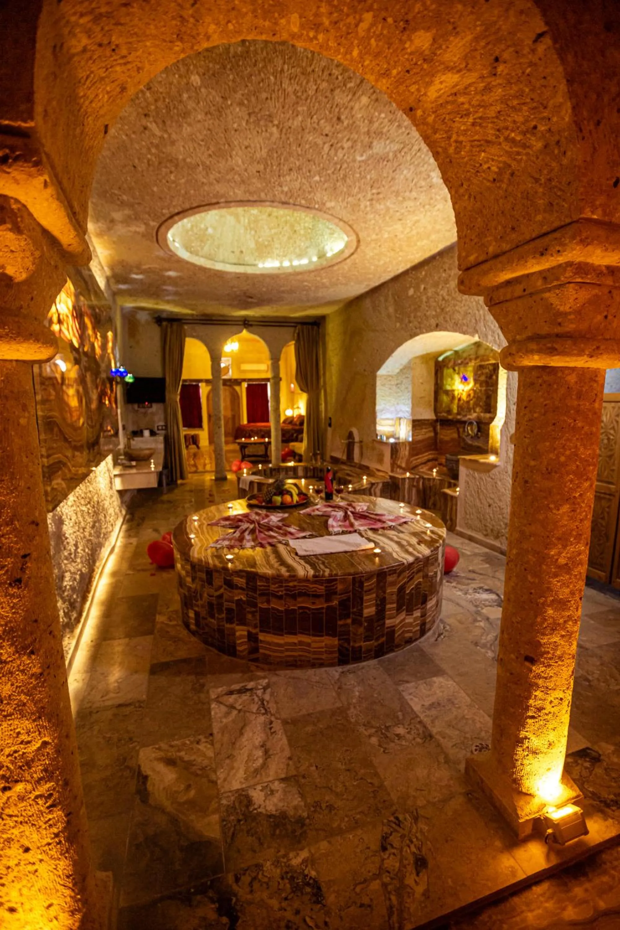 Public Bath in Oread Cave Suites