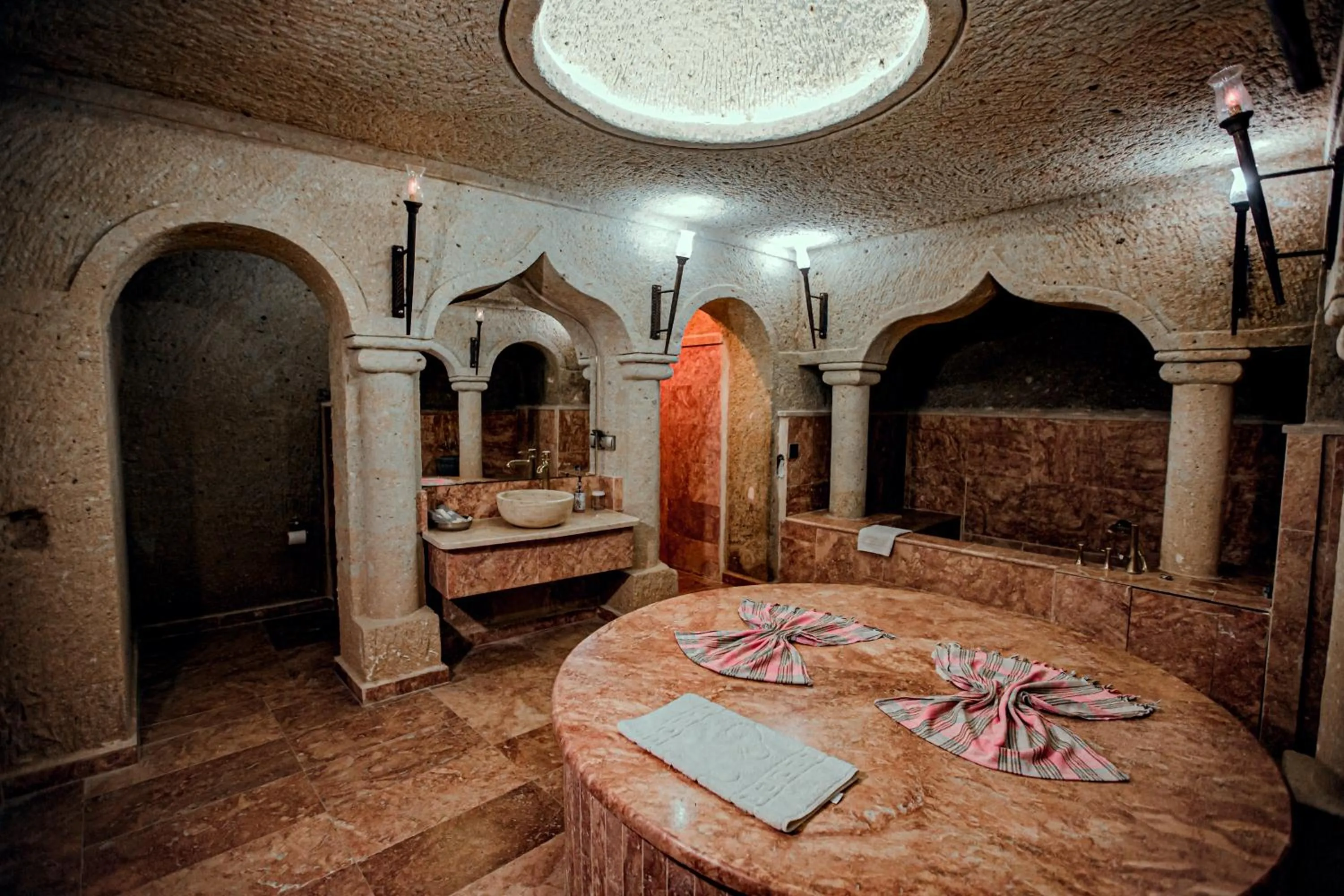 Public Bath in Oread Cave Suites