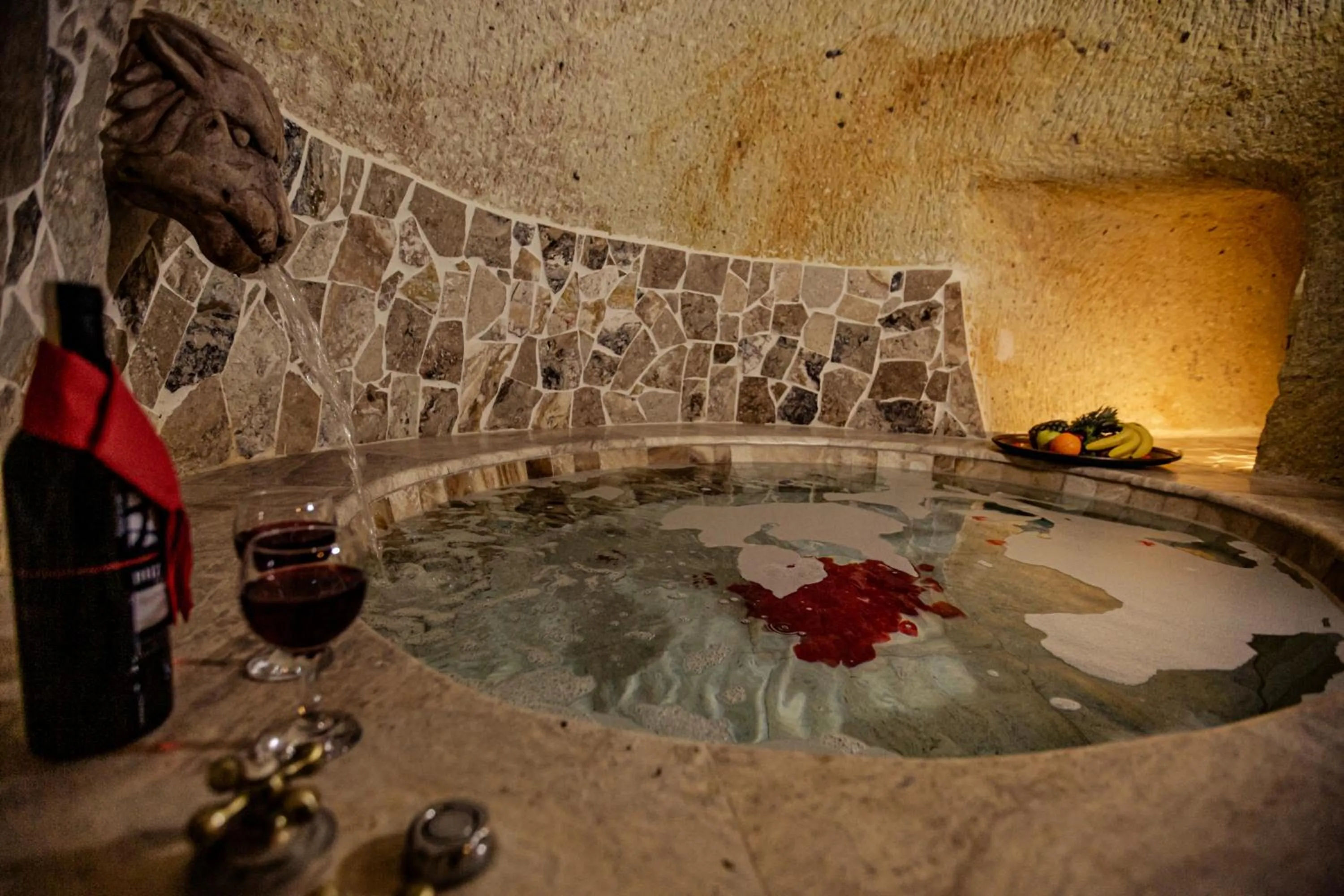 Public Bath in Oread Cave Suites