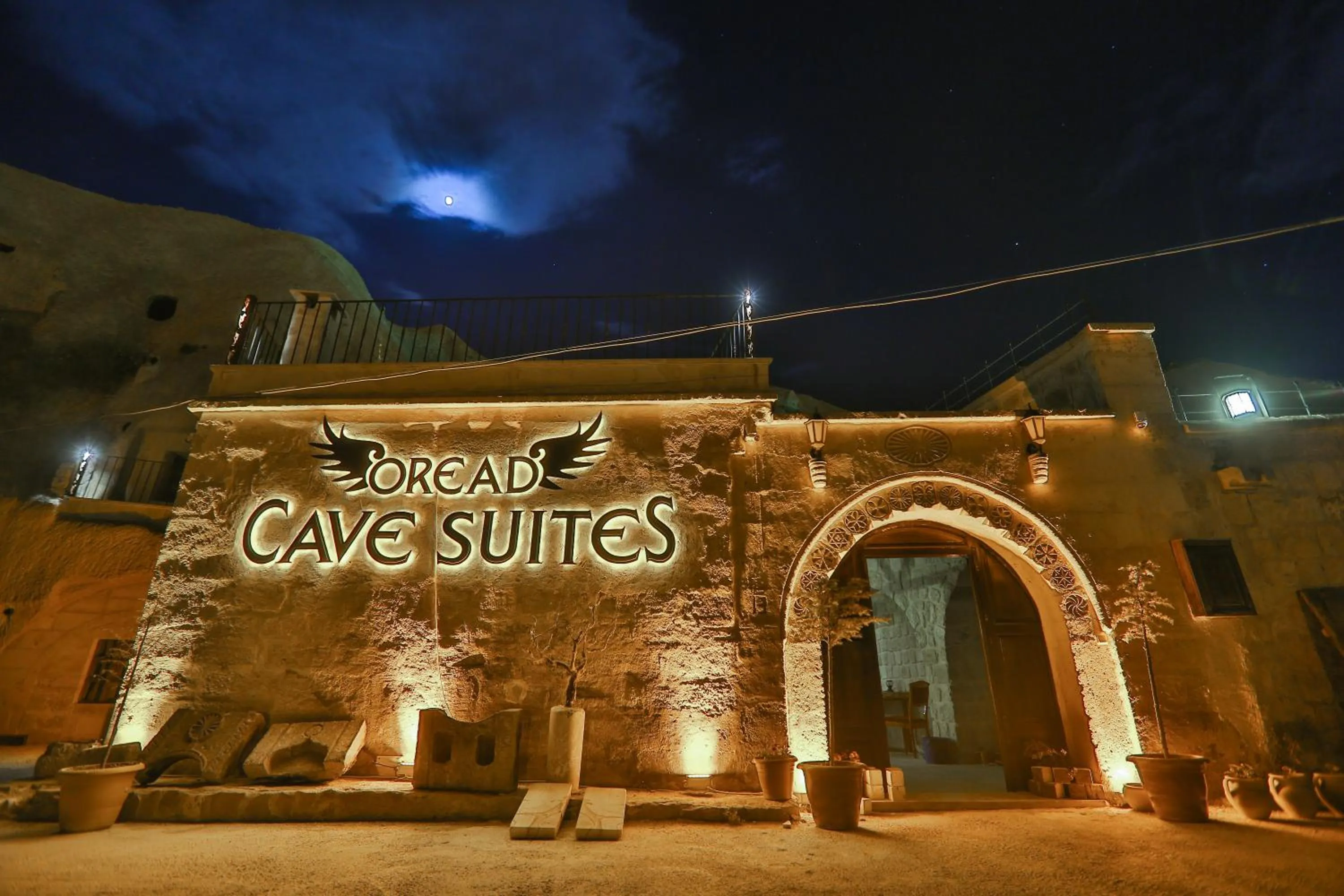 Property building in Oread Cave Suites