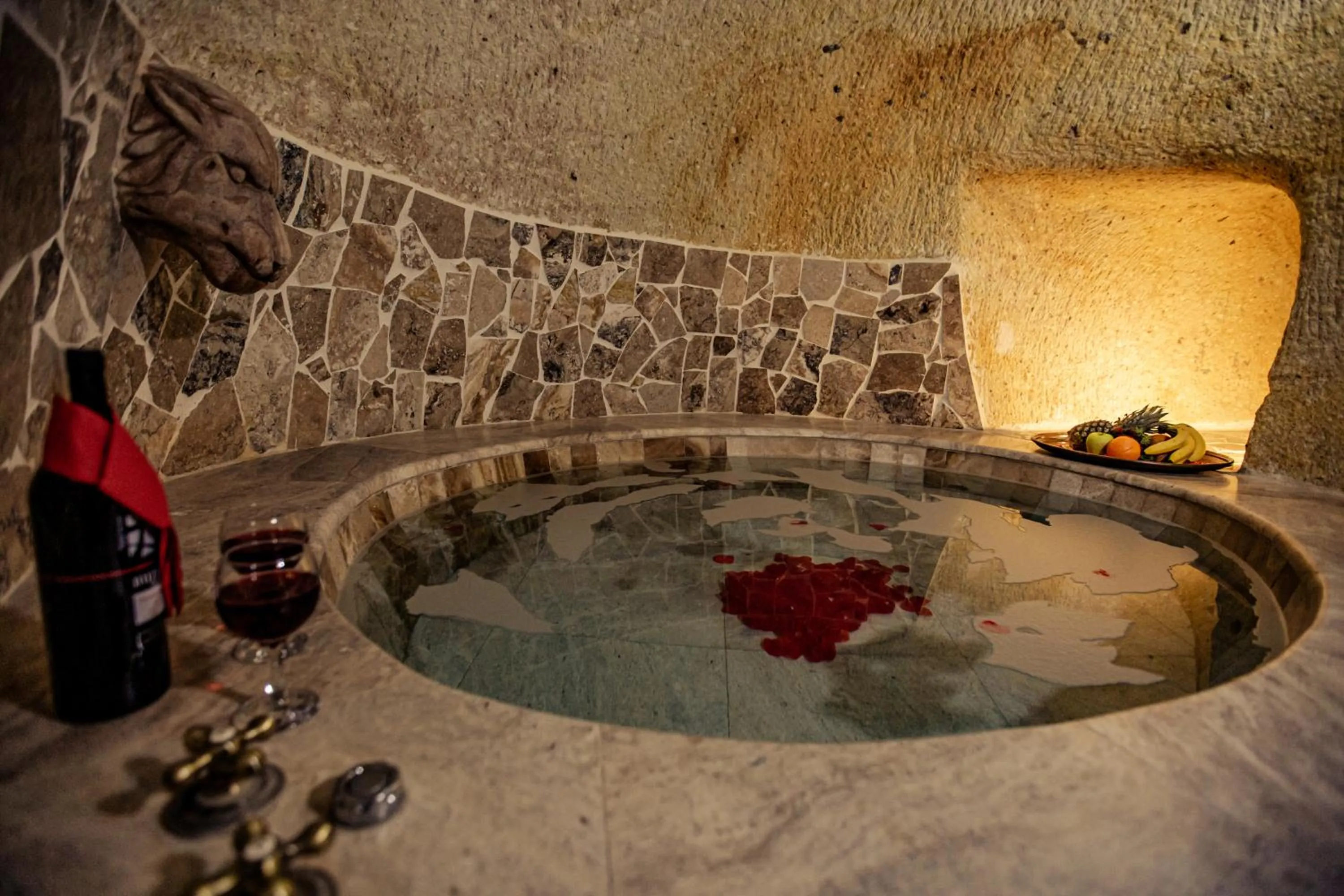 Public Bath in Oread Cave Suites