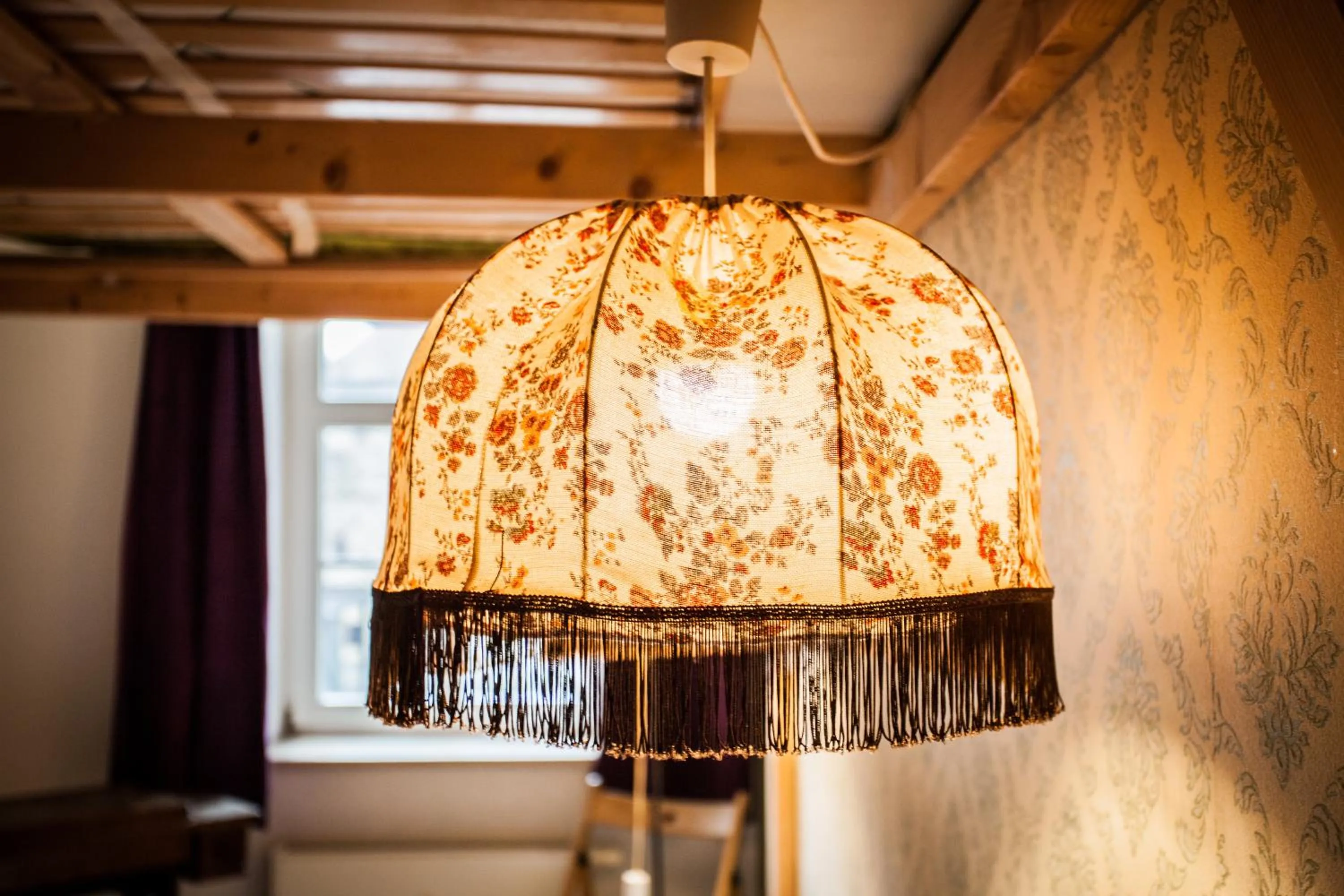 Decorative detail in Labyrinth Hostel Weimar