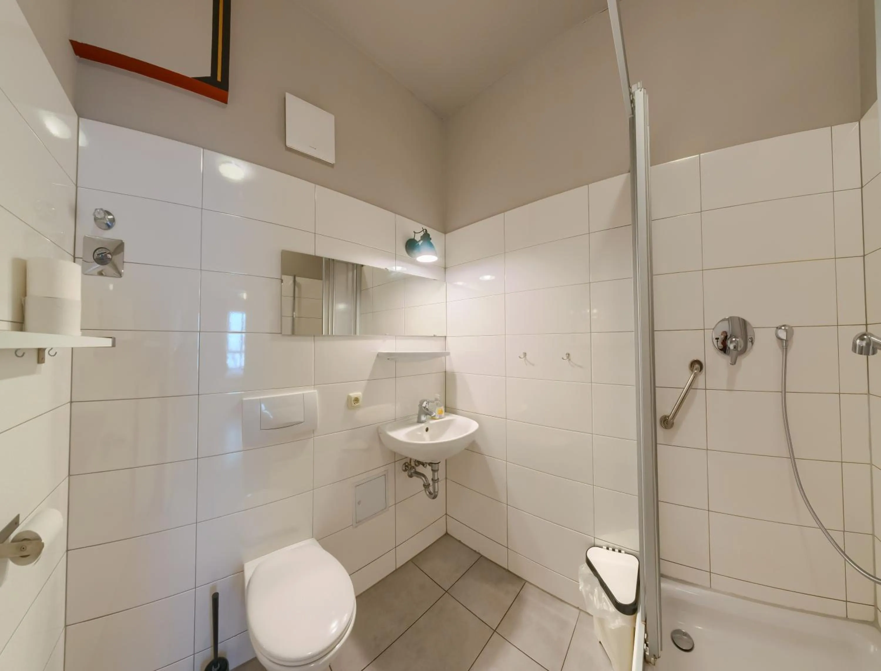 Bathroom in Labyrinth Hostel Weimar