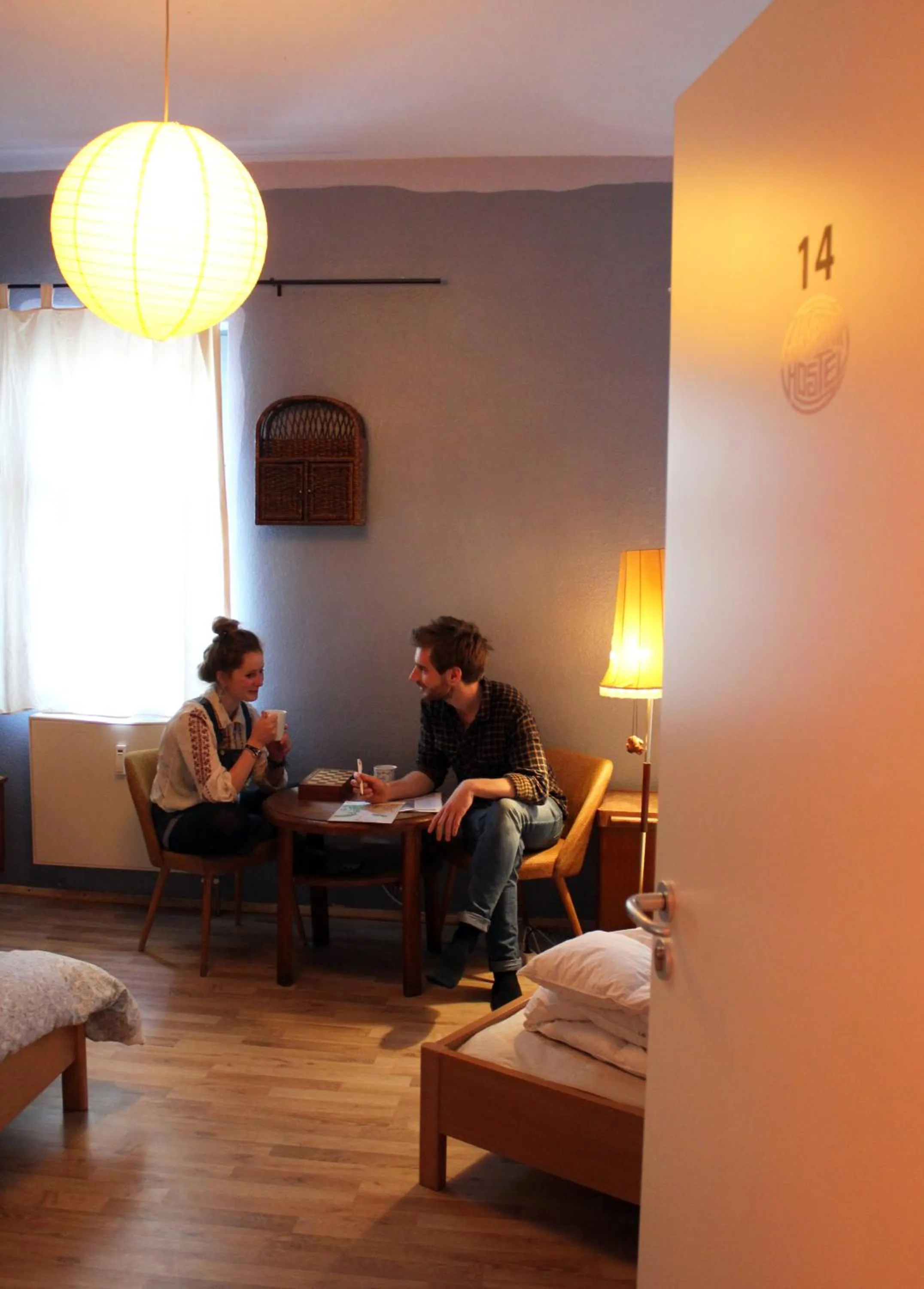 Day in Labyrinth Hostel Weimar