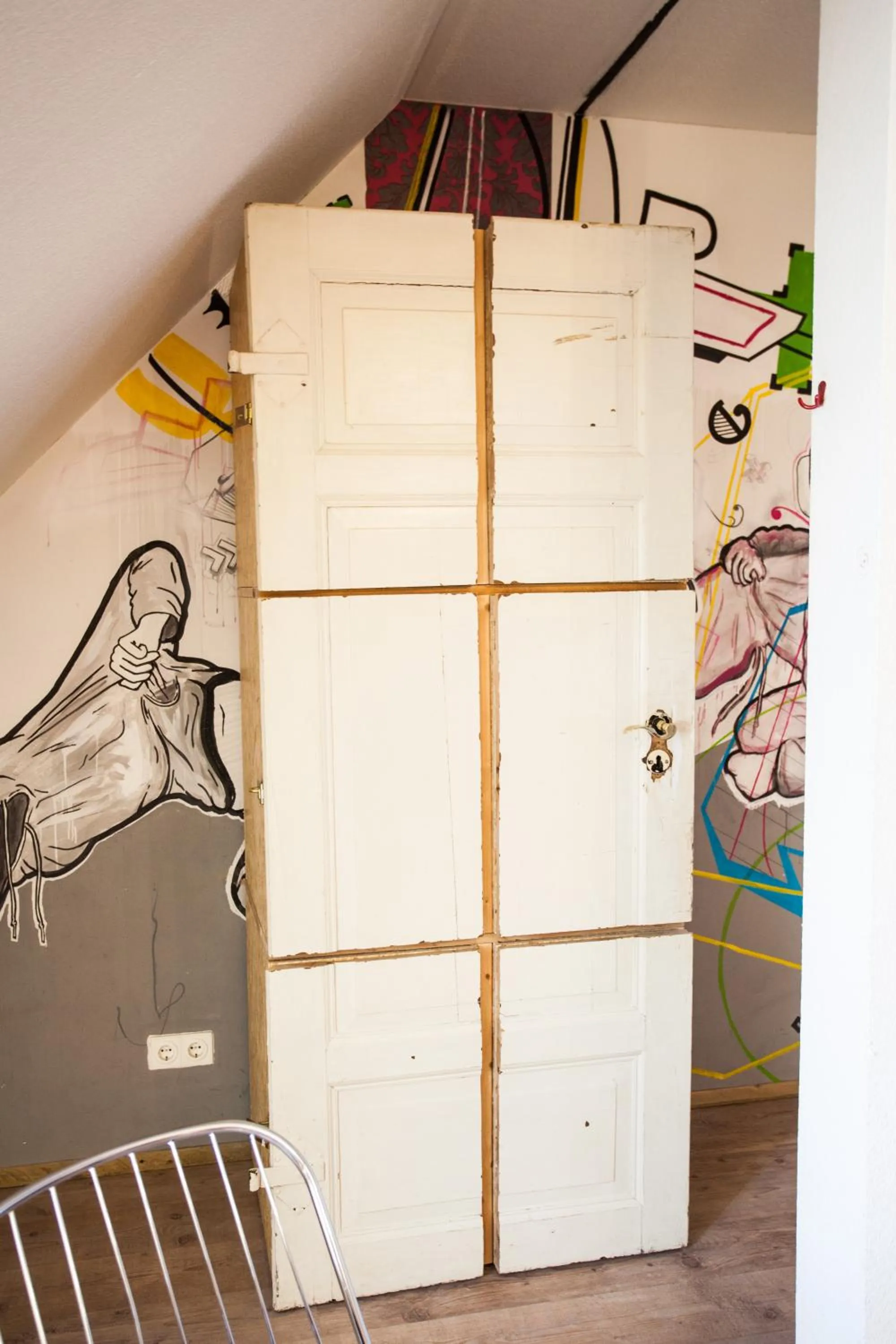 Photo of the whole room in Labyrinth Hostel Weimar