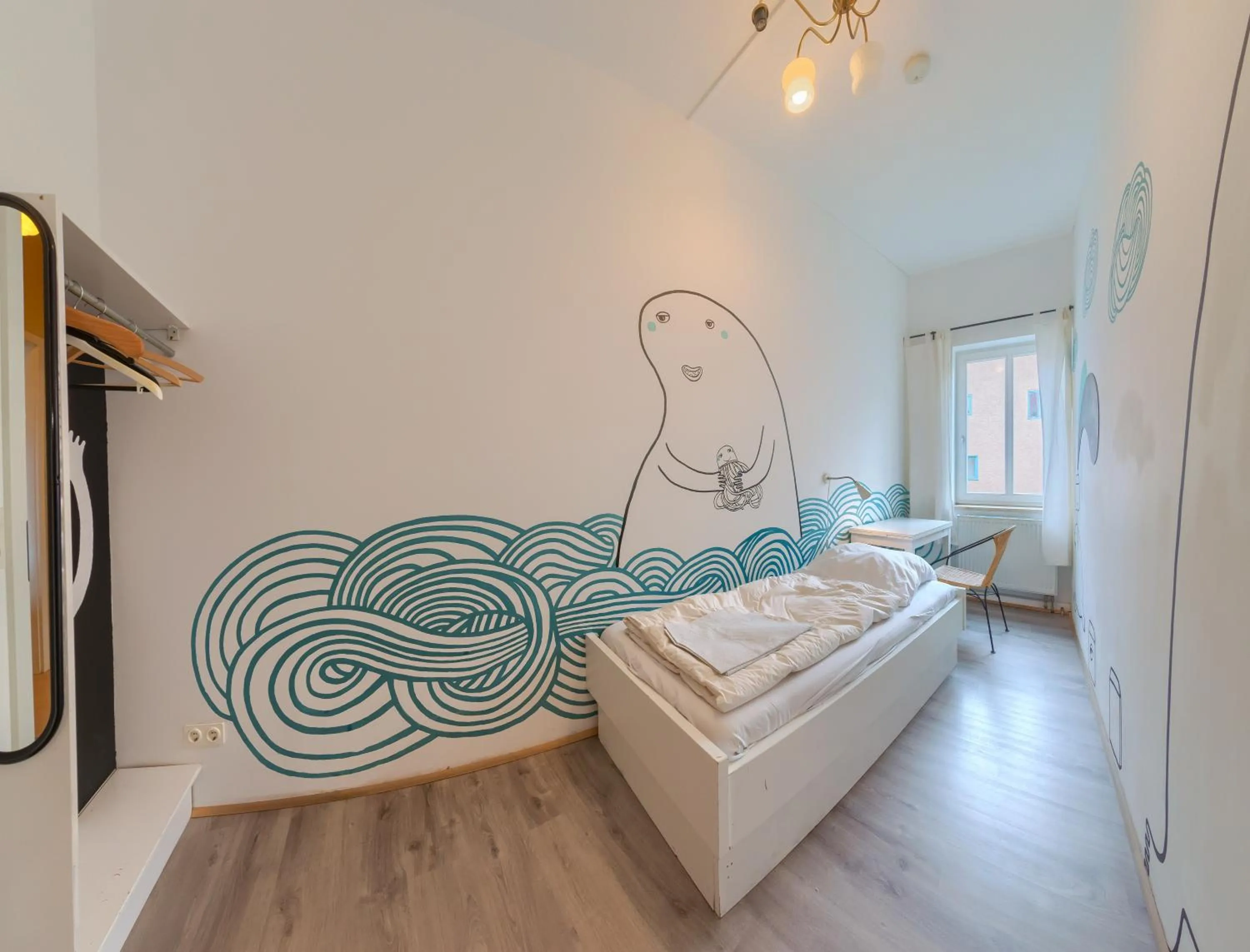 Bed in Labyrinth Hostel Weimar