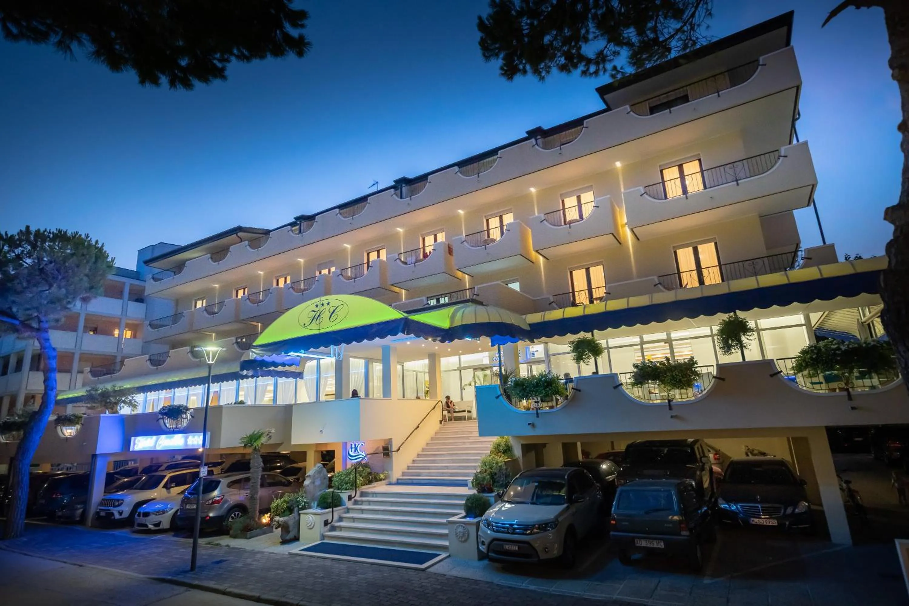 Property building in Hotel Coralba