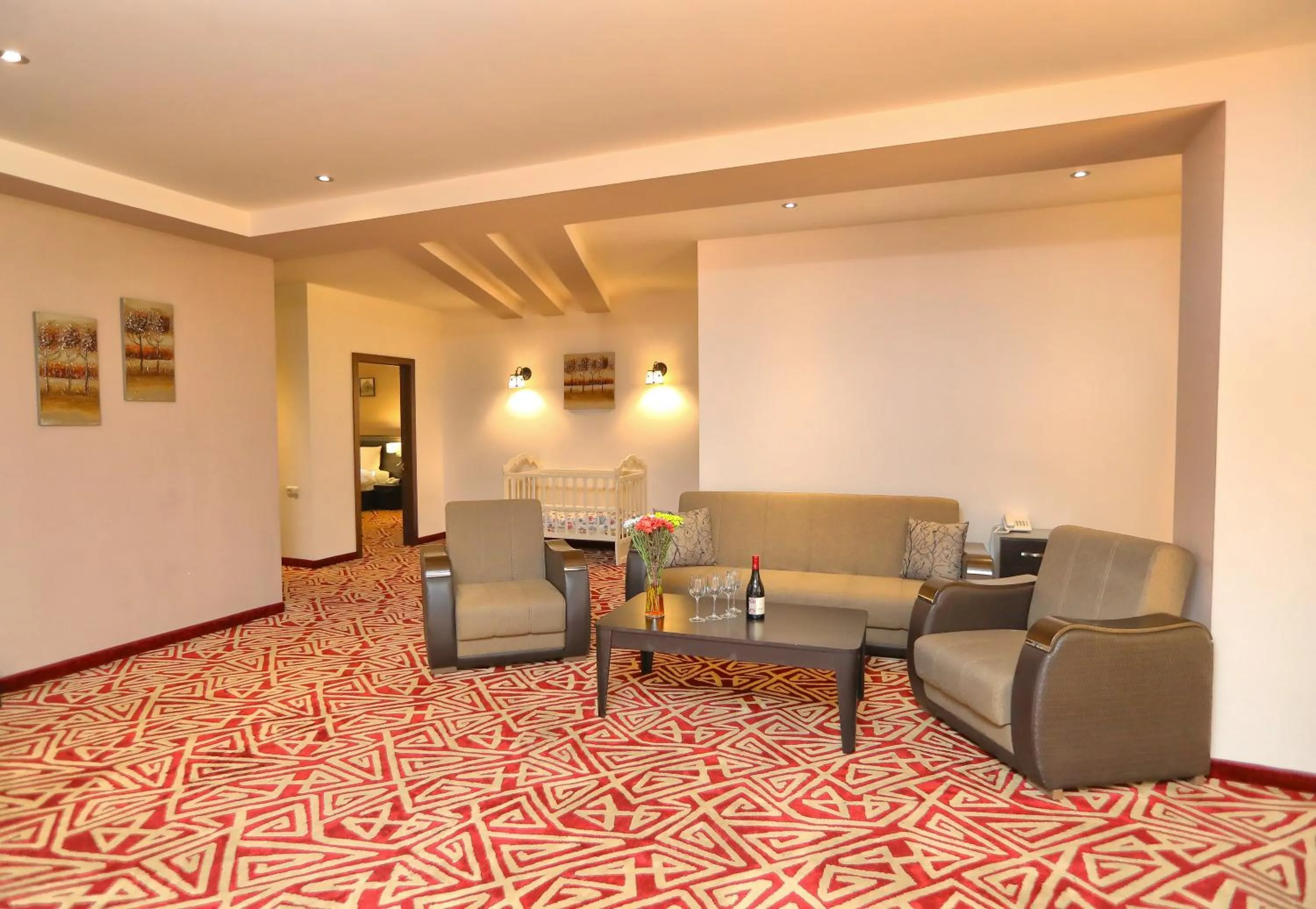 Living room in Aghveran Ararat Resort Hotel