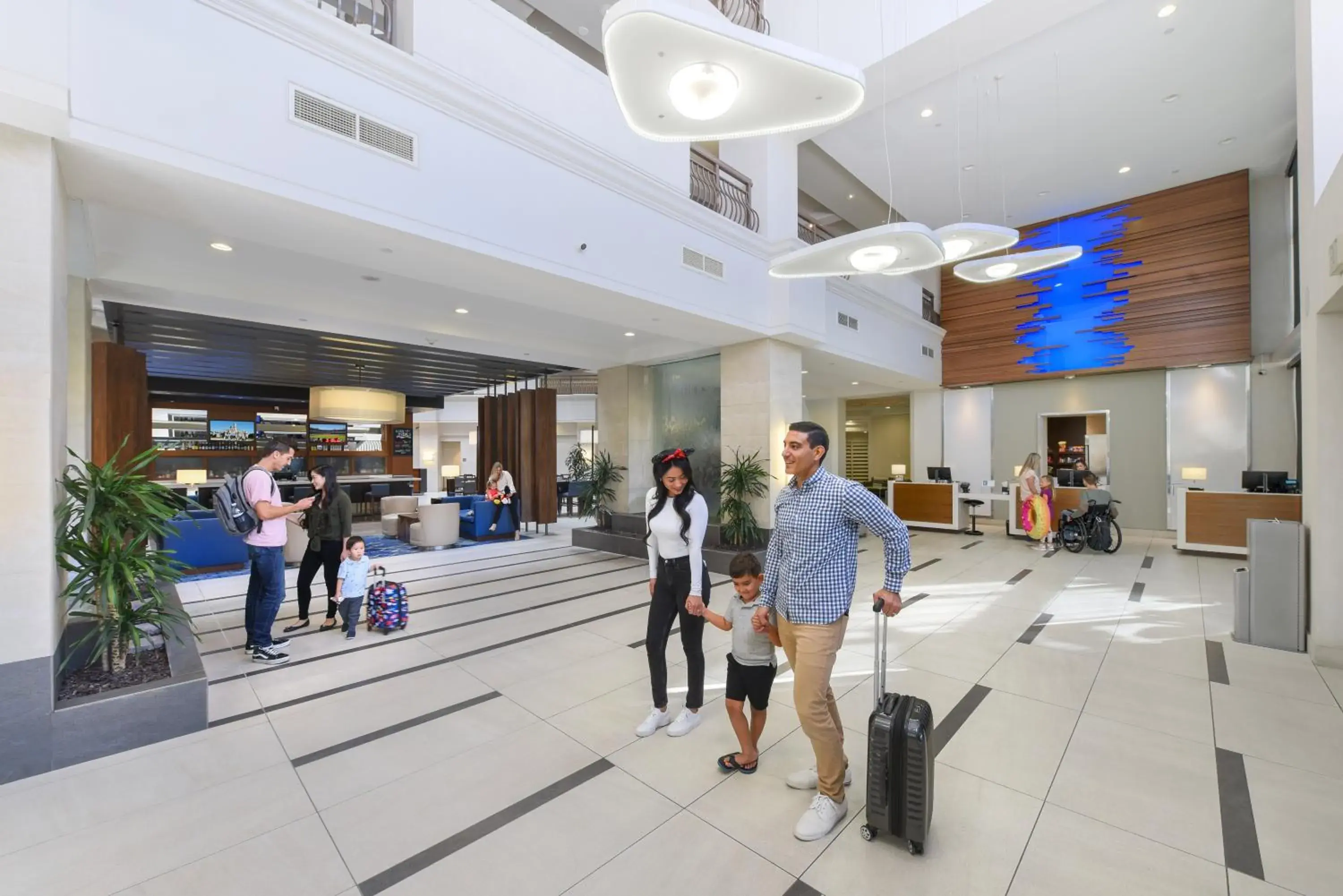 Lobby or reception in Embassy Suites by Hilton Anaheim-Orange Lobby or reception in Embassy Suites by Hilton Anaheim-Orange