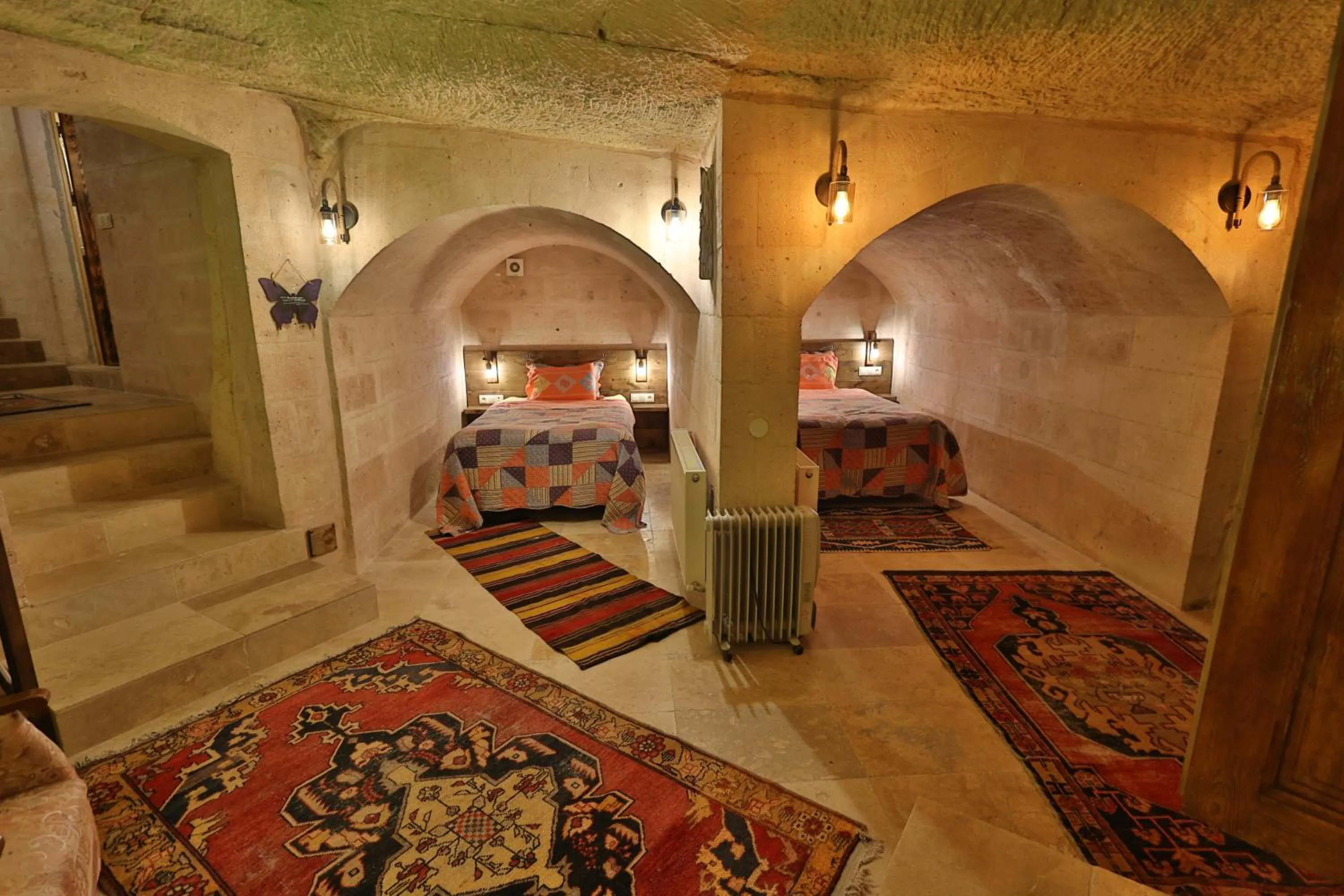 Photo of the whole room, Bed in Demisos Caves Hotel