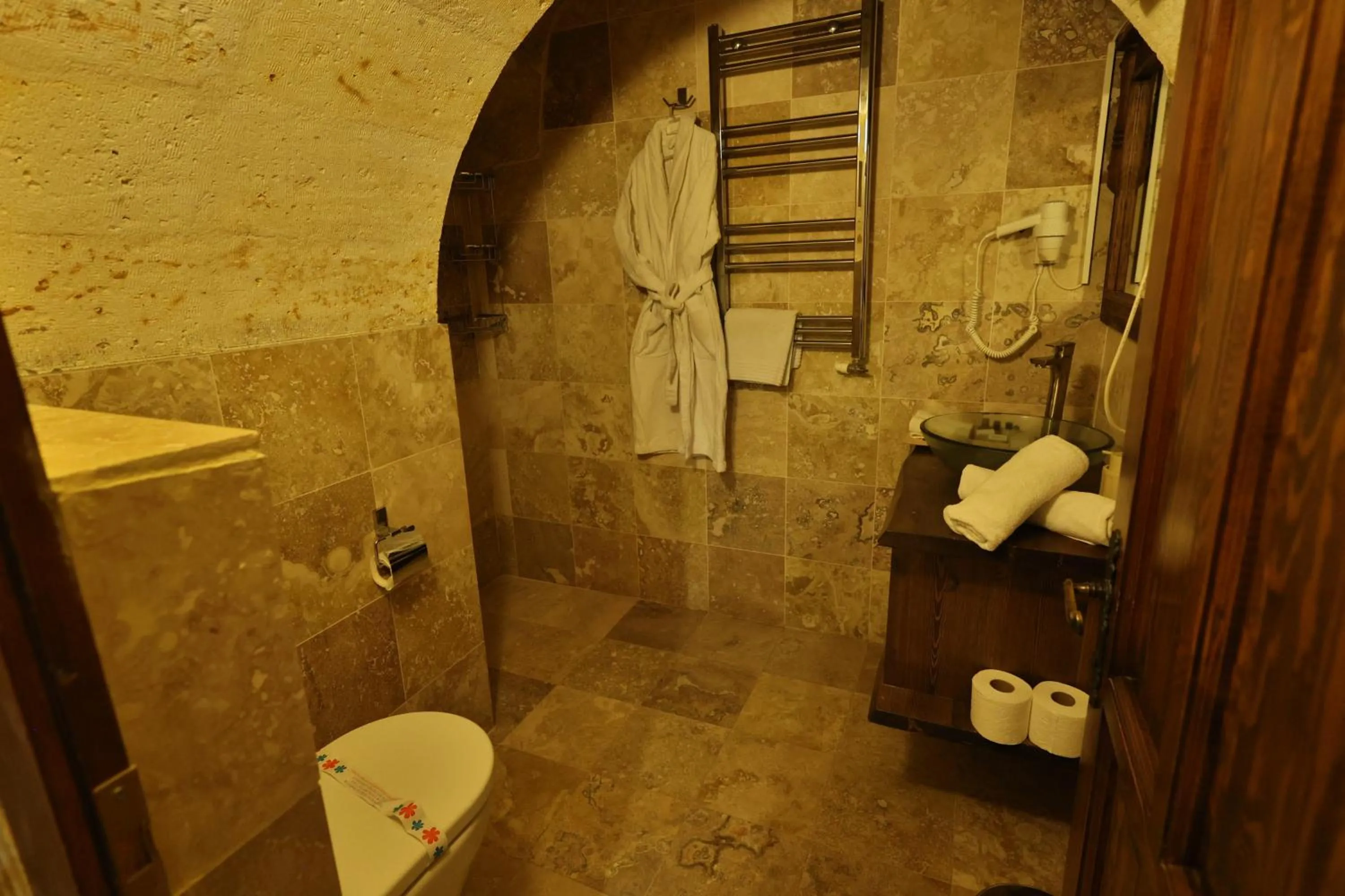 Photo of the whole room in Demisos Caves Hotel