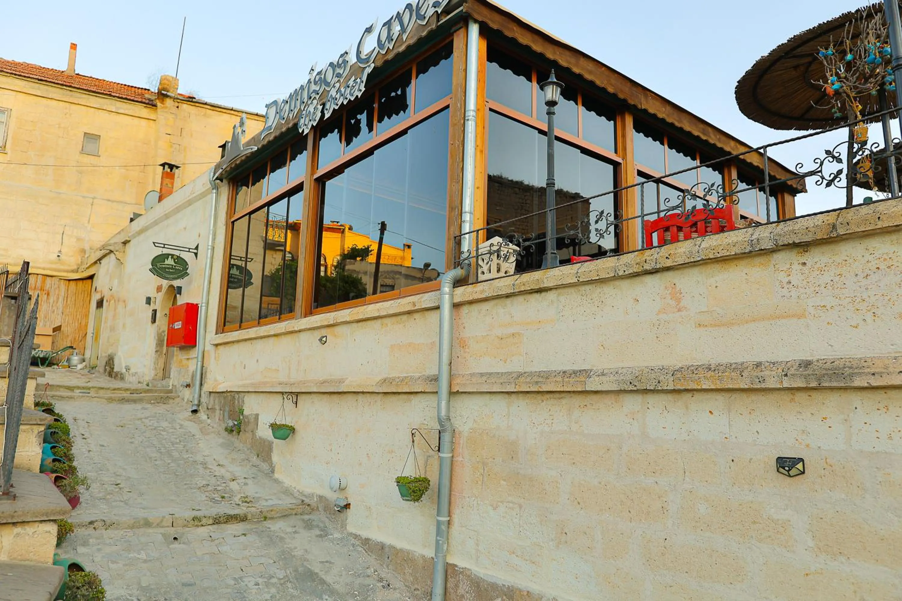 Property building in Demisos Caves Hotel