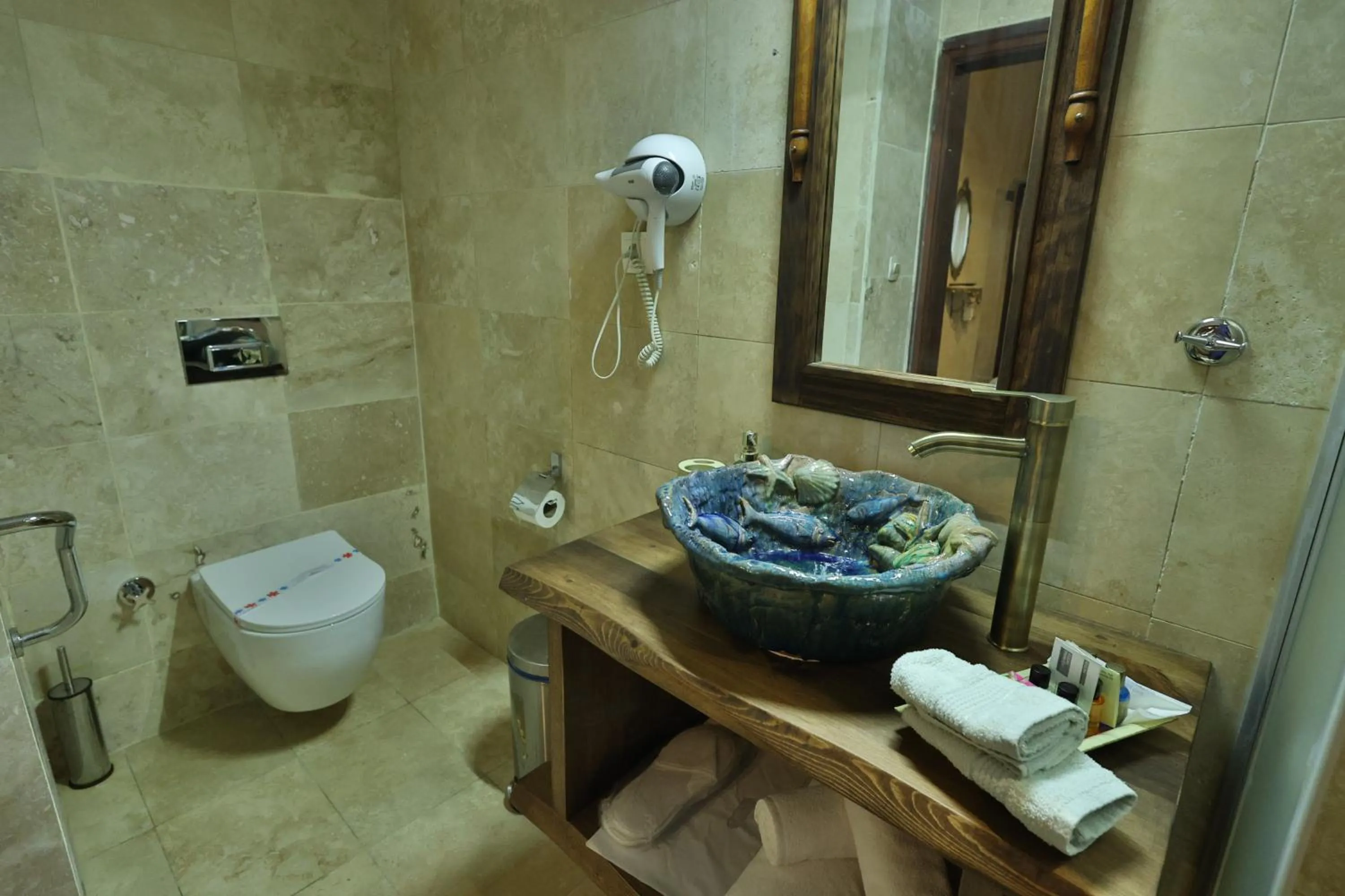 Photo of the whole room in Demisos Caves Hotel